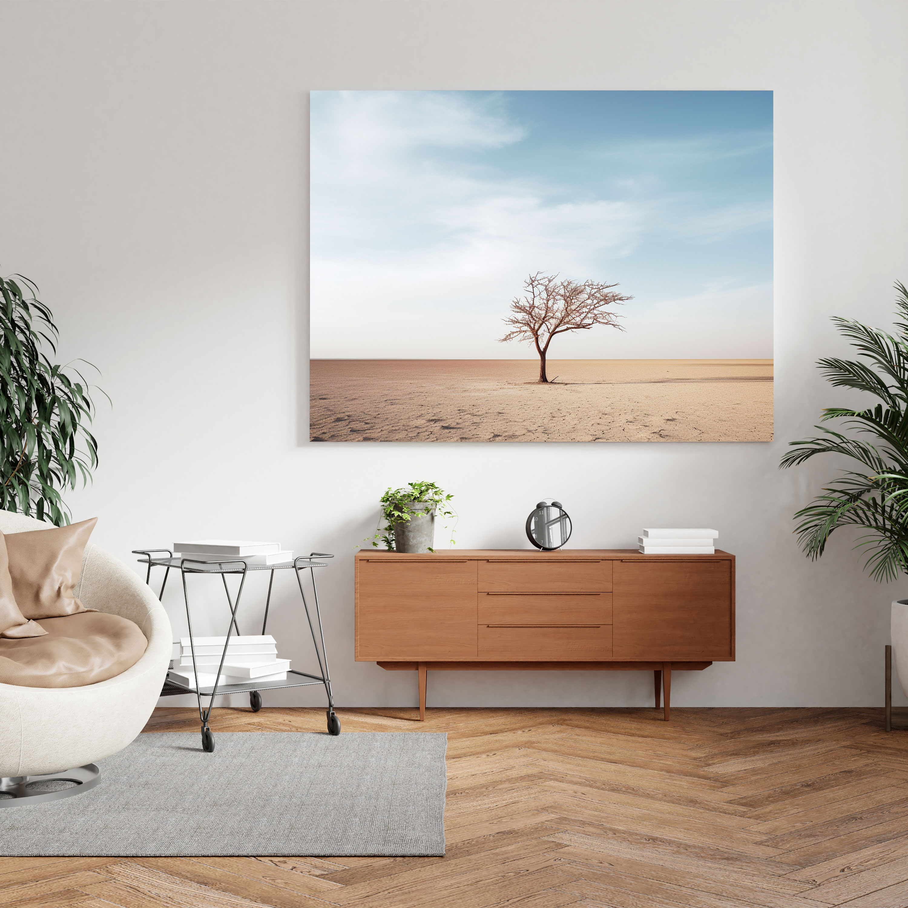 The Most Beautiful Landscapes Of The World - Solitary Tree Canvas Print - The Most Beautiful Landscapes Of The World, Wall Decoration, Home Decoration, Canvas Wall Art