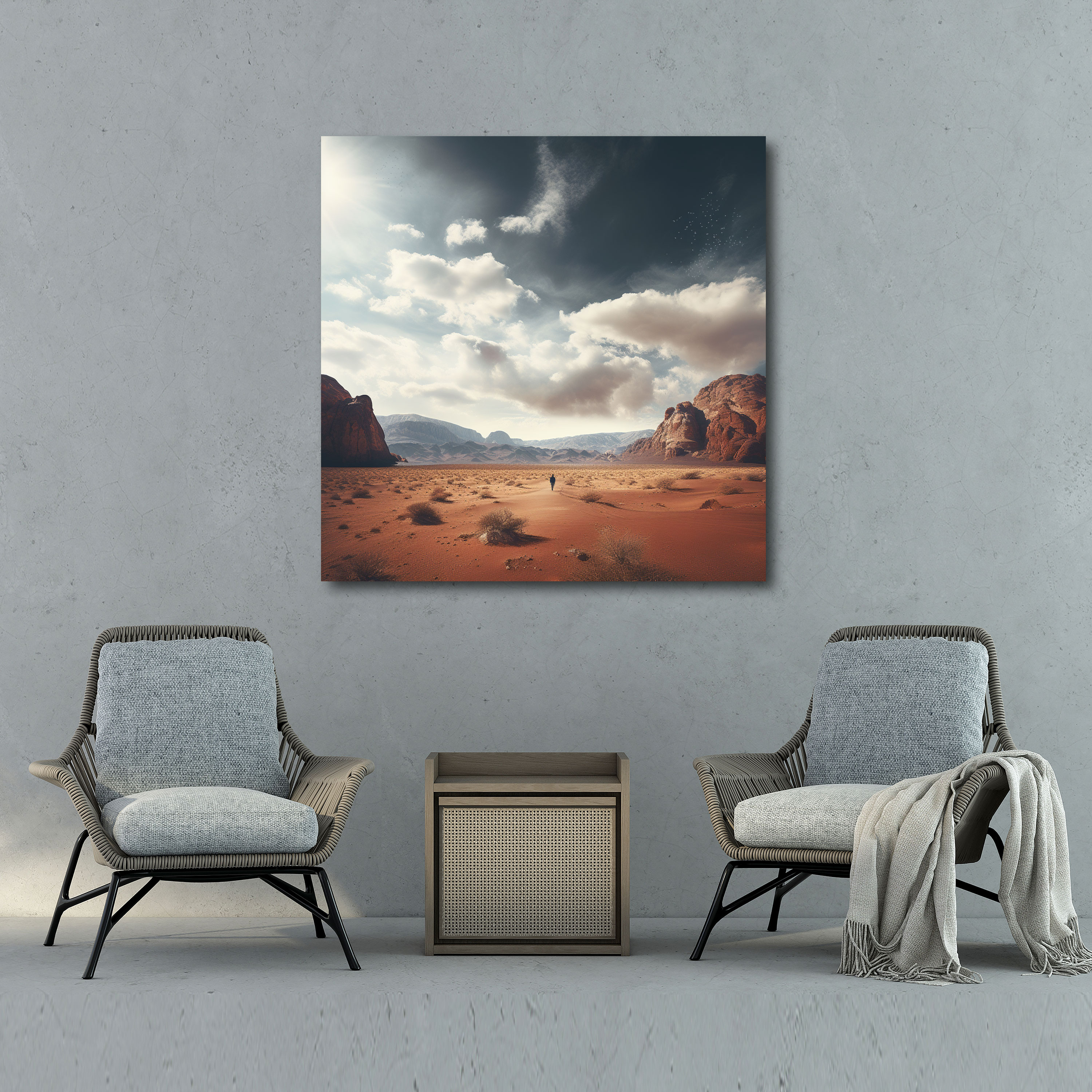 The Most Beautiful Landscapes Of The World - Desert Landscape Canvas Print - The Most Beautiful Landscapes Of The World, The Most Beautiful Landscapes Of The World, Home Decoration, Vastness