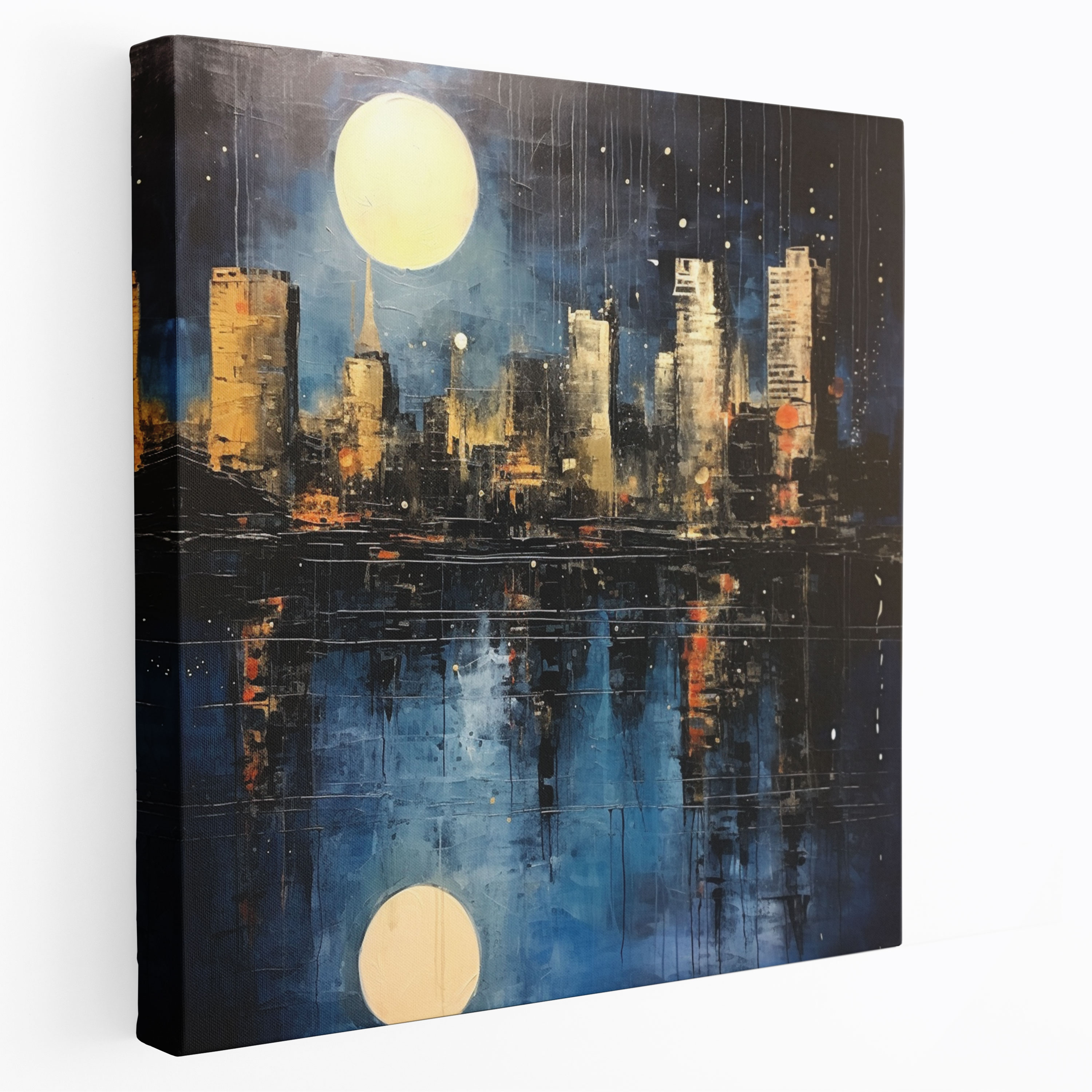 The Most Beautiful Landscapes Of The World - City Skyline Canvas Print - The Most Beautiful Landscapes Of The World, Wall Decoration, Night, City Skyline