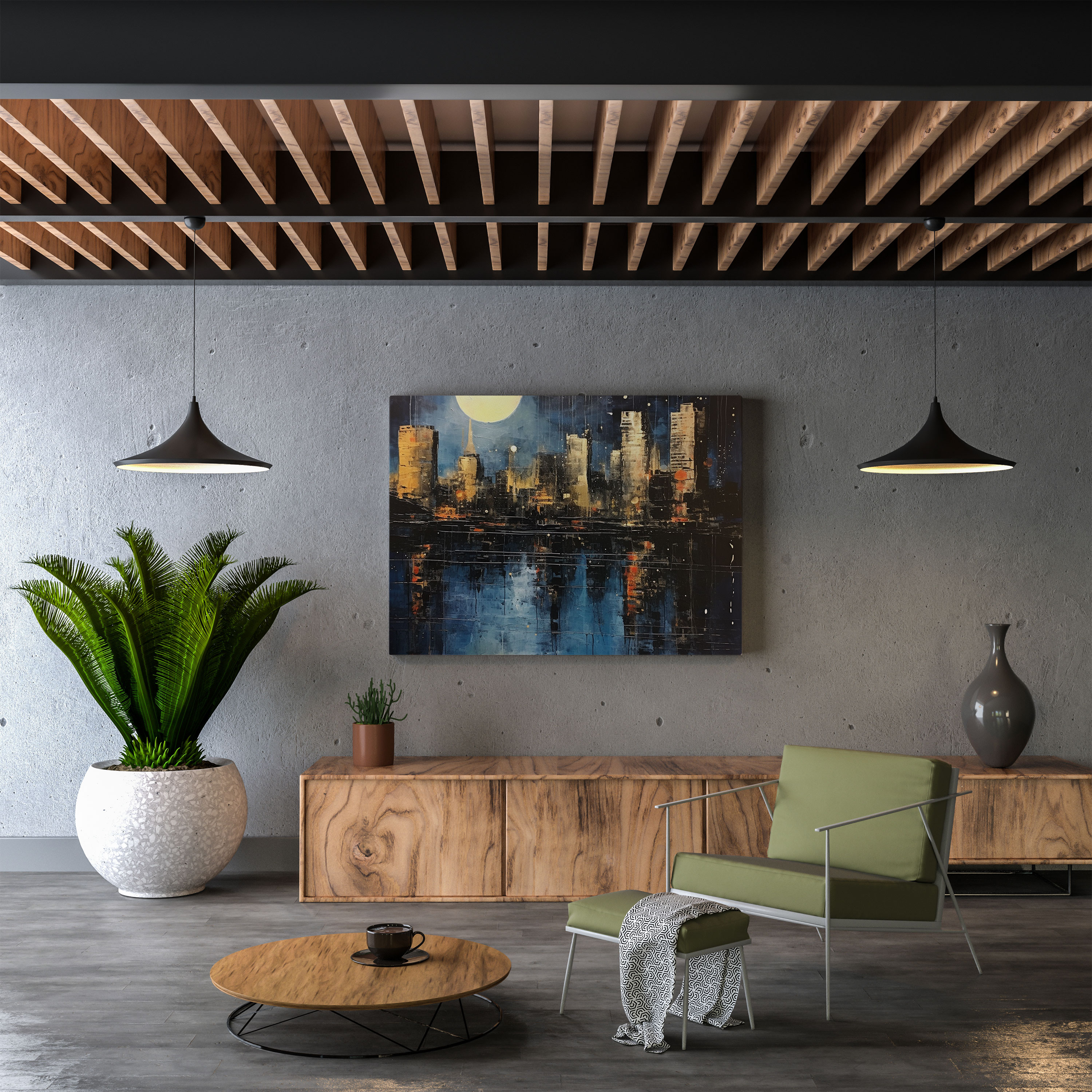 The Most Beautiful Landscapes Of The World - City Skyline Canvas Print - The Most Beautiful Landscapes Of The World, Wall Decoration, Night, City Skyline