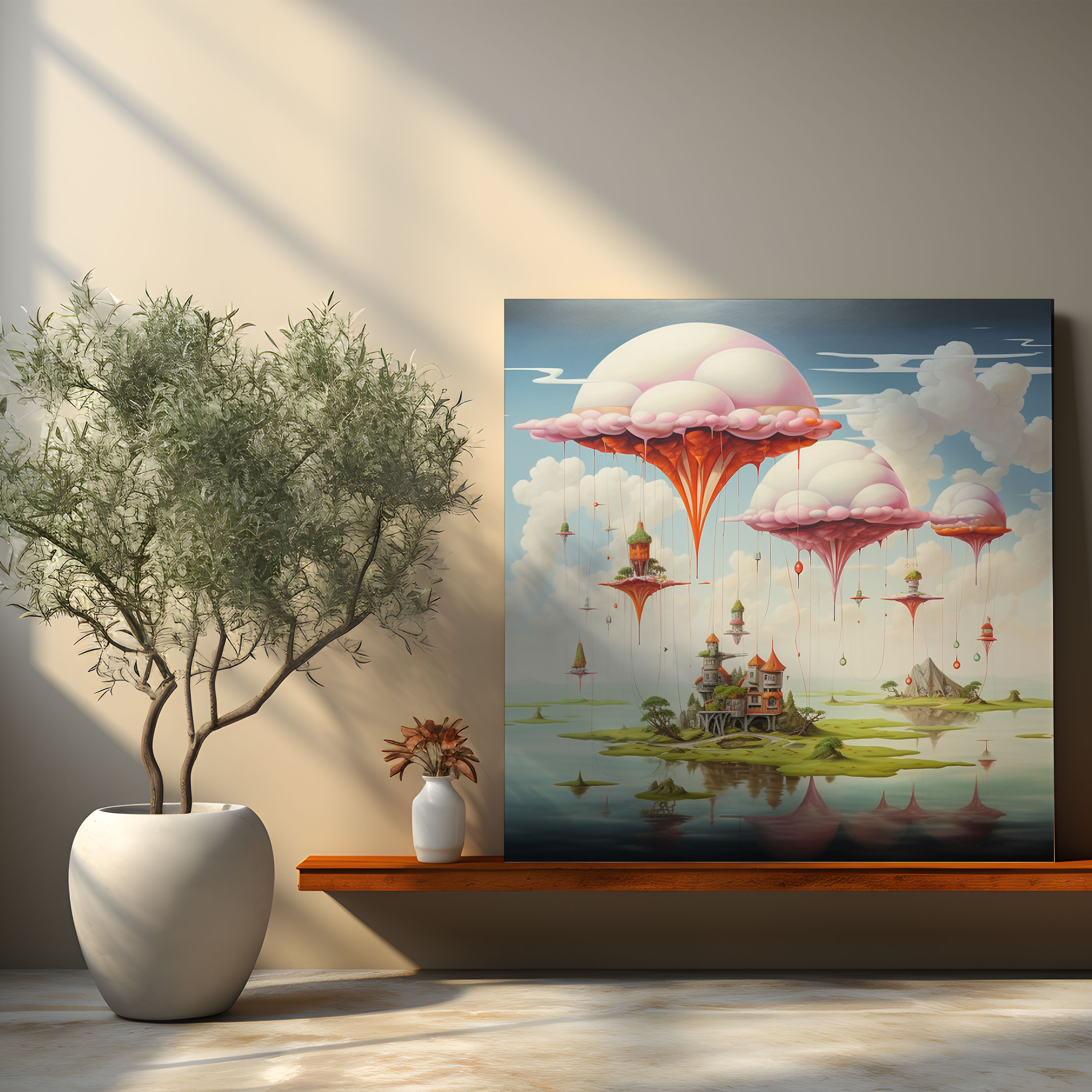 The Most Beautiful Landscapes Of The World - Dreamlike Landscape Canvas Print - The Most Beautiful Landscapes Of The World, Canvas Print, Dreamlike Landscape, Surrealist Painting