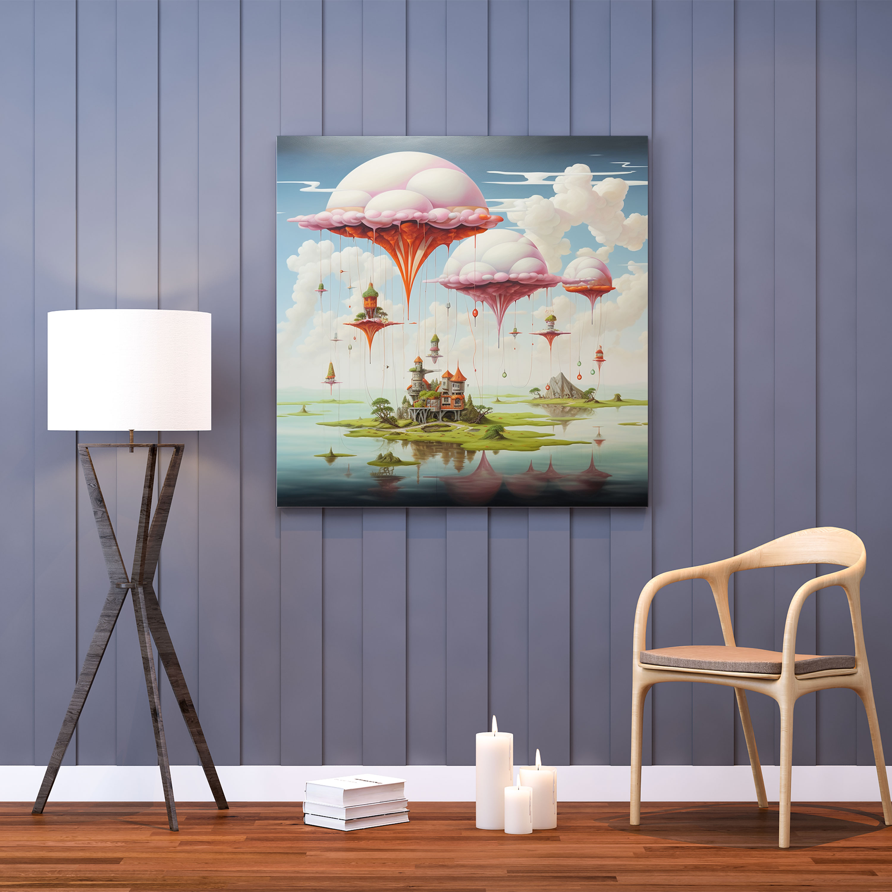 The Most Beautiful Landscapes Of The World - Dreamlike Landscape Canvas Print - The Most Beautiful Landscapes Of The World, Canvas Print, Dreamlike Landscape, Surrealist Painting