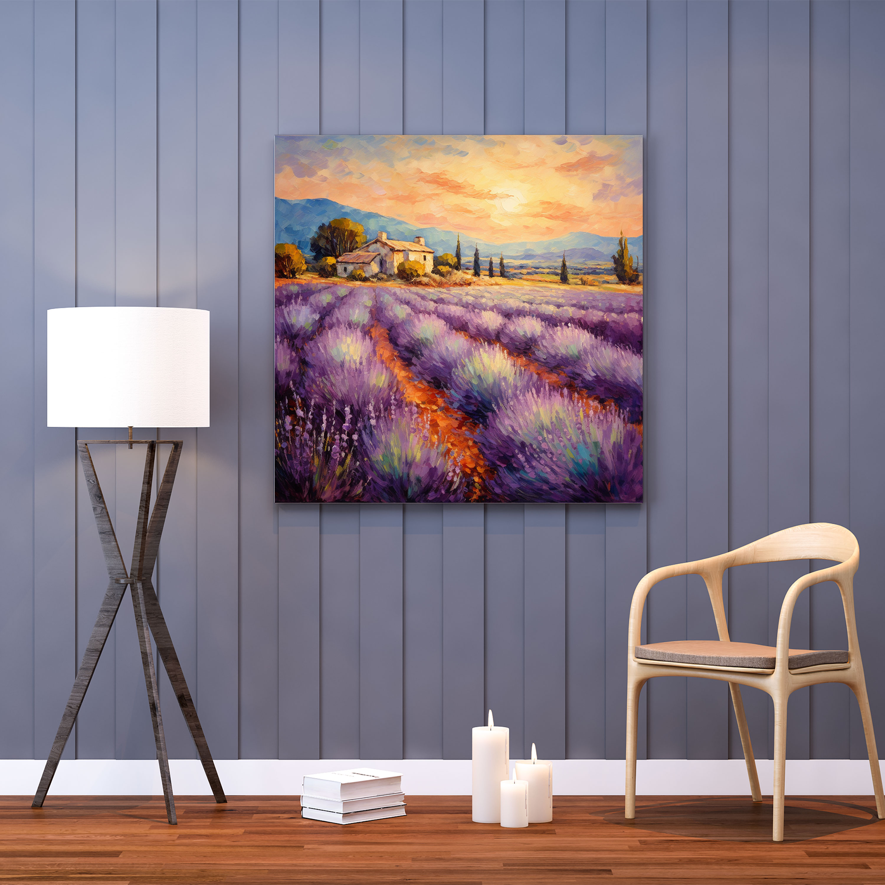 The Most Beautiful Landscapes Of The World - Provence Lavender Field Canvas Print - The Most Beautiful Landscapes Of The World, Wall Art, Wall Decoration, Provence