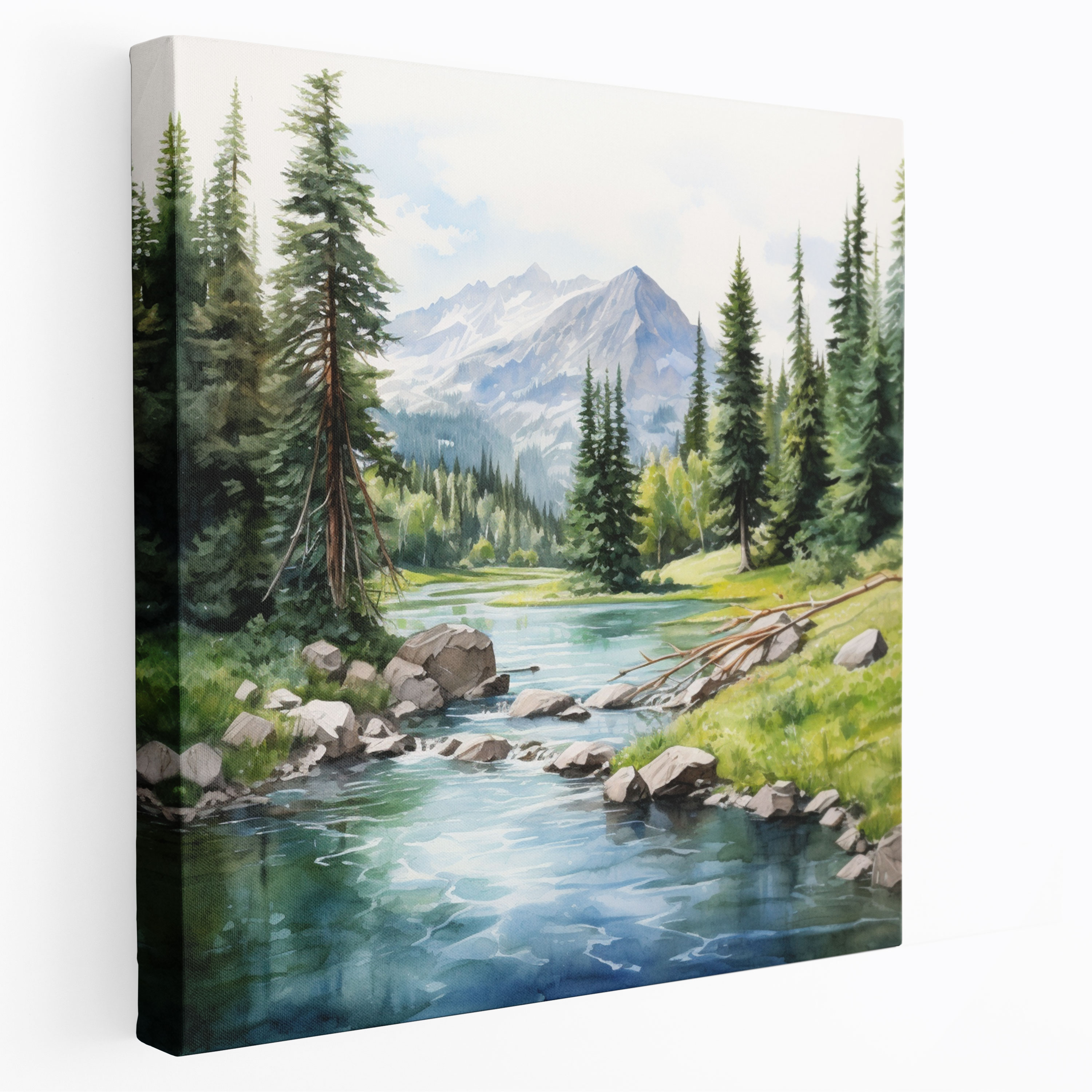 The Most Beautiful Landscapes Of The World - Serene Lake Canvas Print - The Most Beautiful Landscapes Of The World, Canvas, Canvas Wall Art, The Most Beautiful Landscapes Of The World