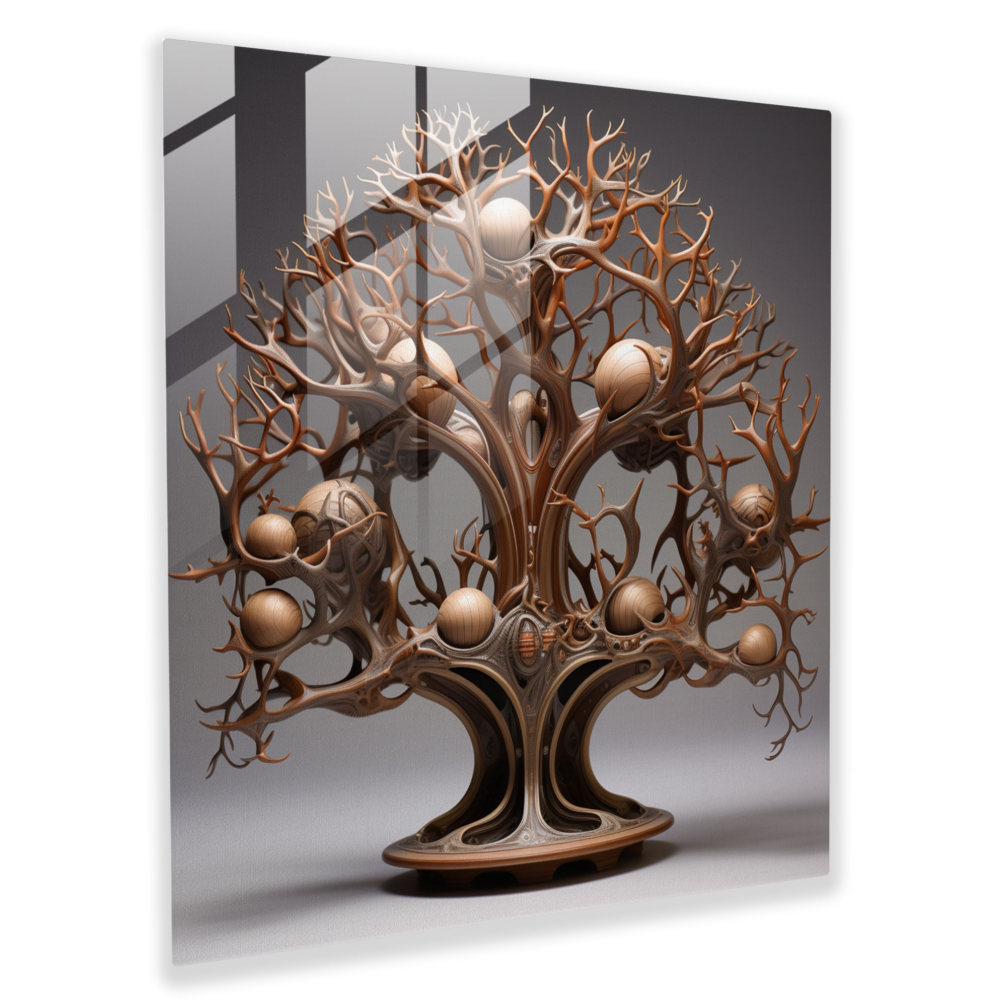 Glass Print - Surreal Tree Of Life - Tree Of Life, Tree Of Life, Surrealism, Wall Decoration