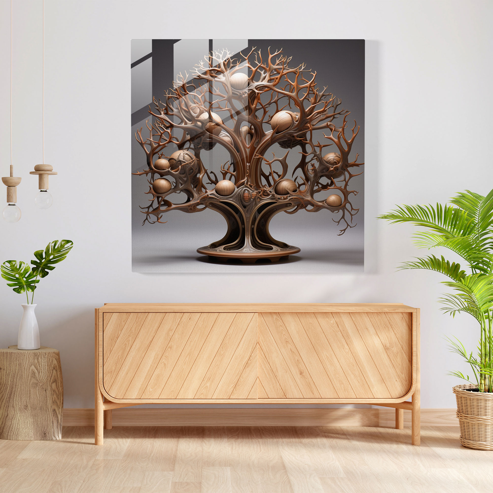 Glass Print - Surreal Tree Of Life - Tree Of Life, Tree Of Life, Surrealism, Wall Decoration
