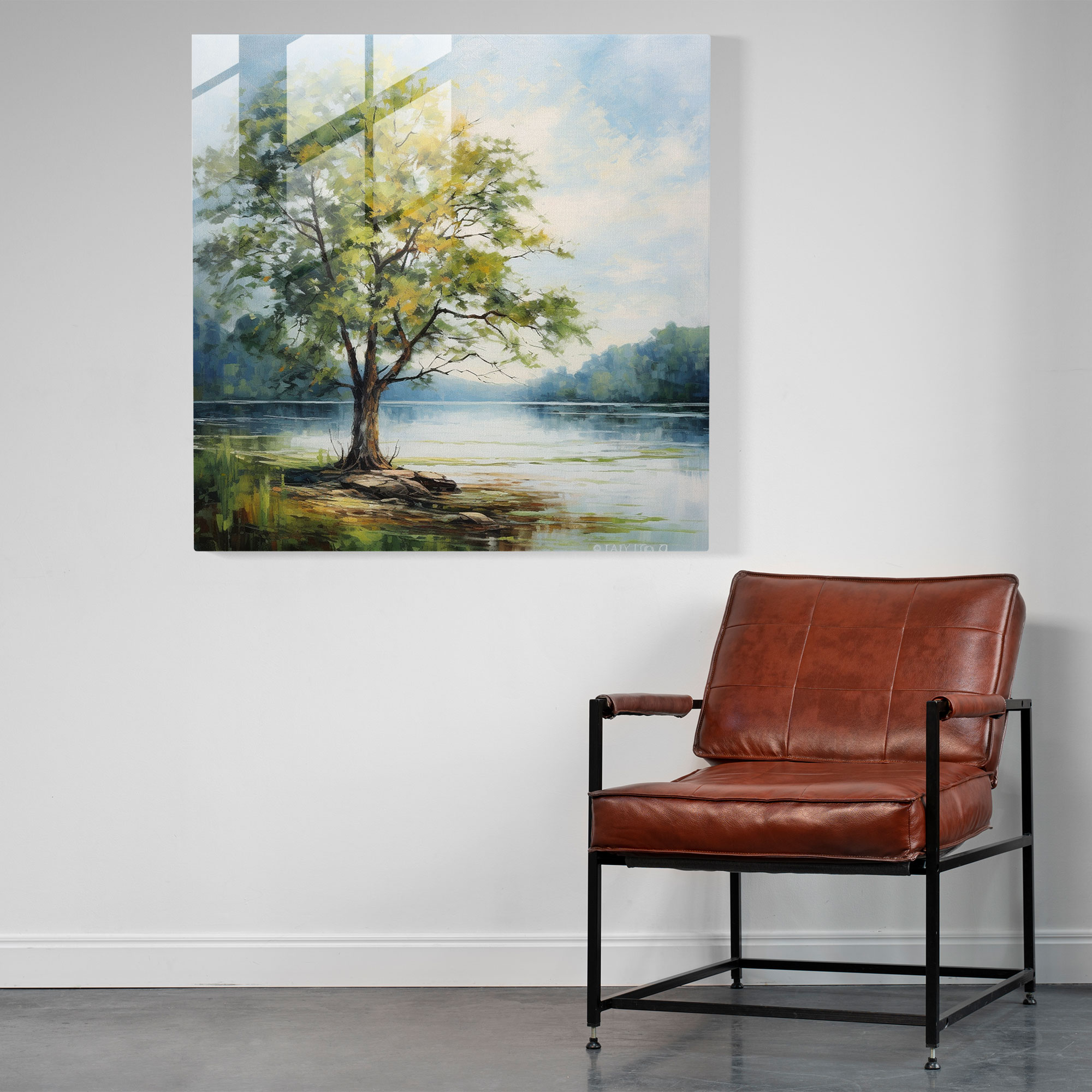 Tree Of Life Wall Art - Impressionist Oil Painting - Home Decoration - Tree Of Life, Wall Art, Serene, Oil Painting