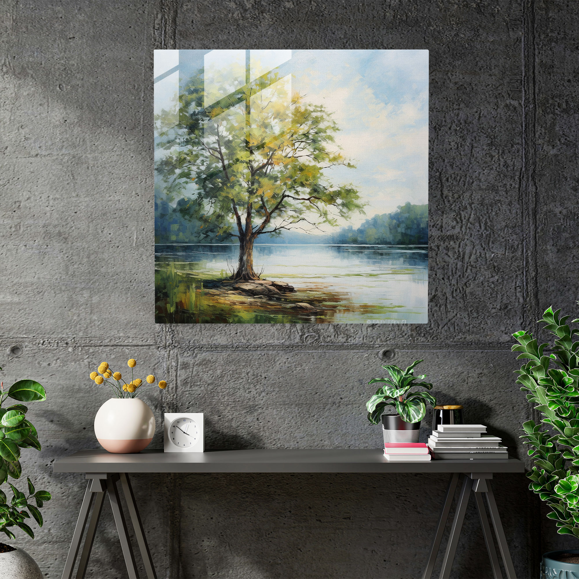 Tree Of Life Wall Art - Impressionist Oil Painting - Home Decoration - Tree Of Life, Wall Art, Serene, Oil Painting