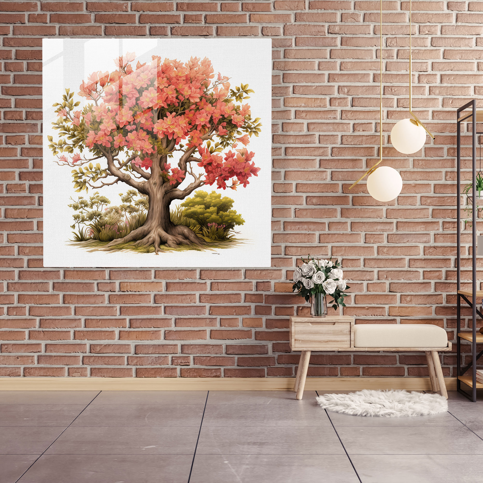 Tree Of Life Canvas Print - Botanical Illustration - Wall Art - Tree Of Life, Canvas, Canvas Wall Art, Canvas Print