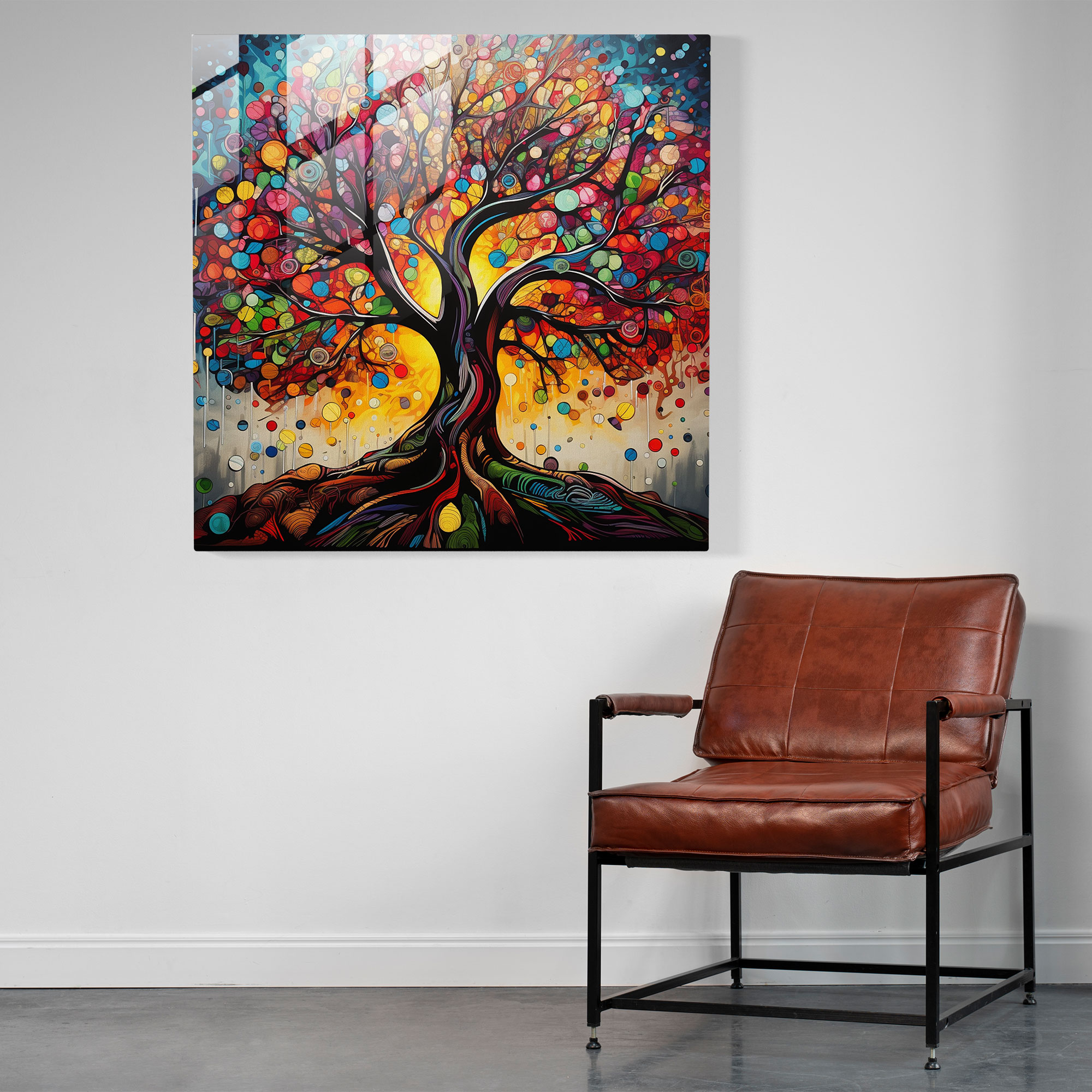 Tree Of Life Wall Decoration - Pop Art Painting - Canvas Print - Tree Of Life, Bold, Wall Decoration, Tree Of Life