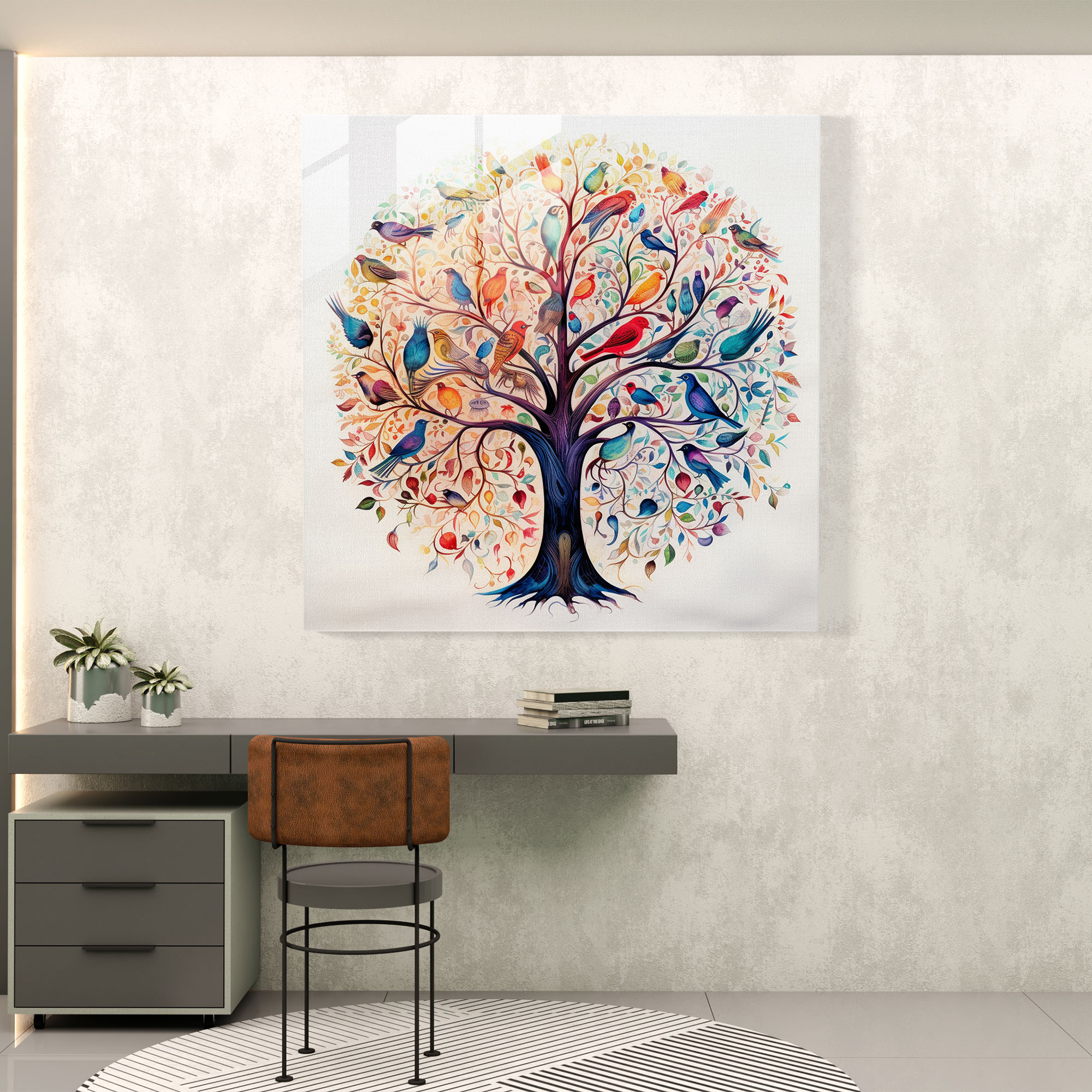 Whimsical Tree Of Life Canvas Print - Tree Of Life, Canvas Print, Wall Art, Tree Of Life