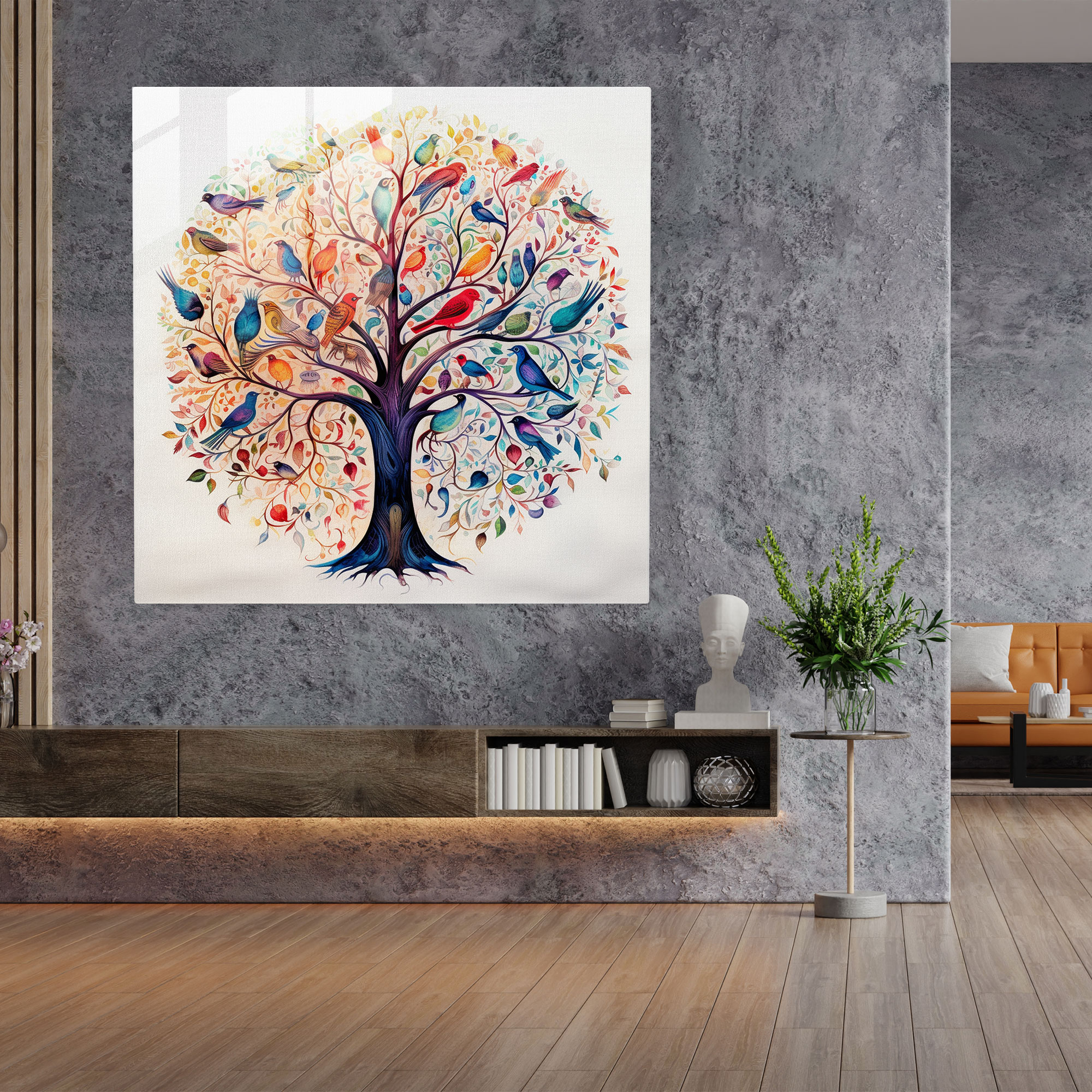 Whimsical Tree Of Life Canvas Print - Tree Of Life, Canvas Print, Wall Art, Tree Of Life