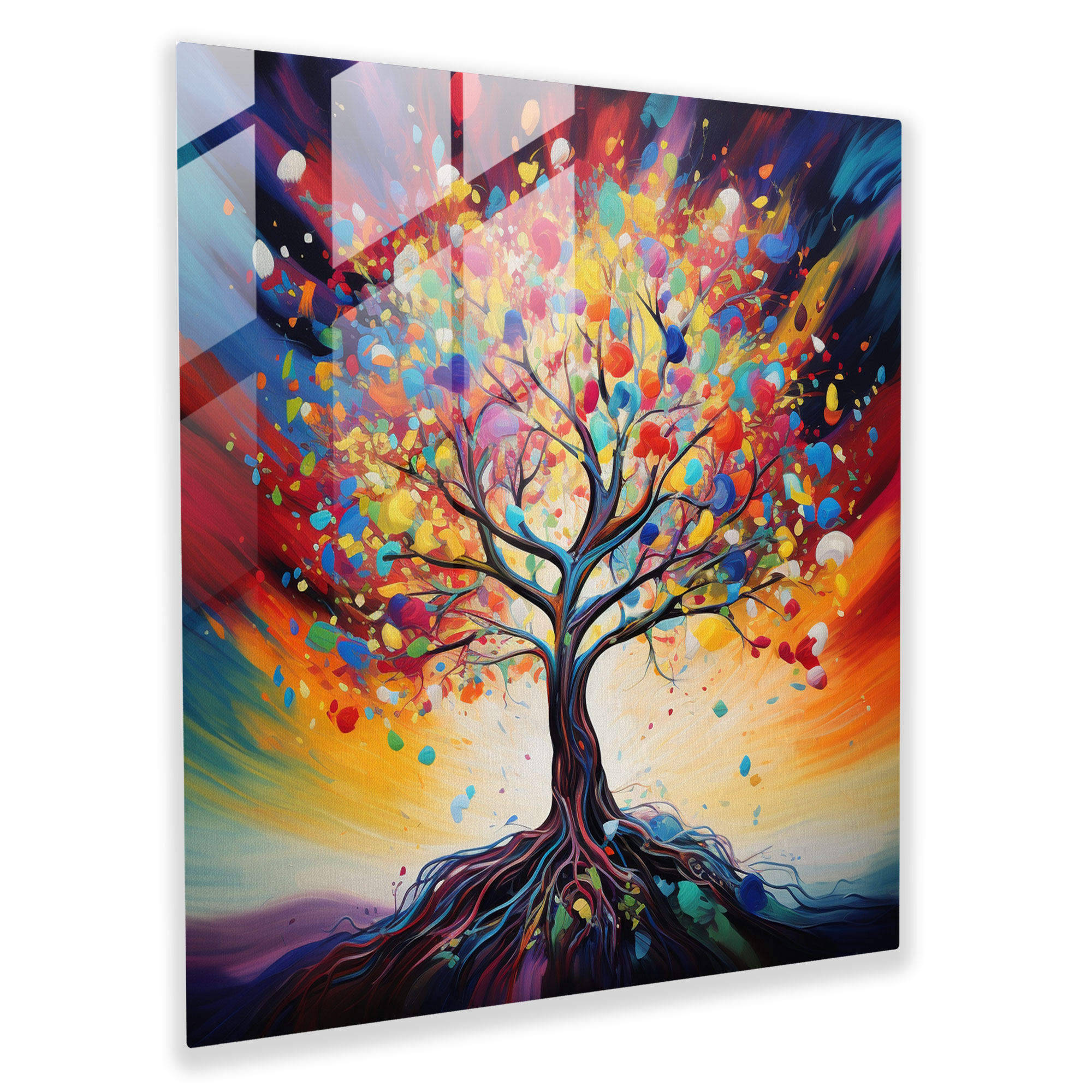 Energizing Tree Of Life Wall Art - Tree Of Life, Canvas Wall Art, Wall Art, Canvas
