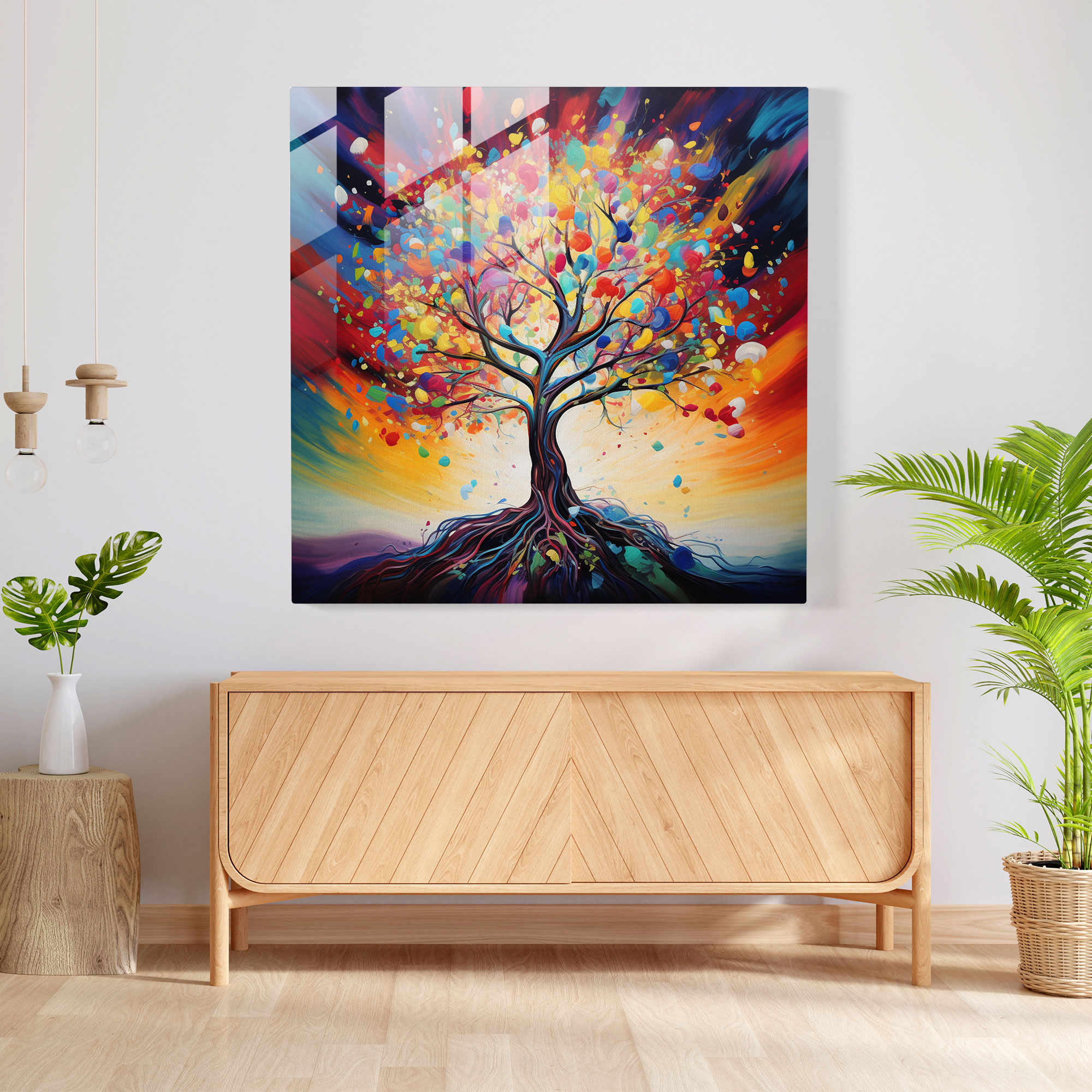 Energizing Tree Of Life Wall Art - Tree Of Life, Canvas Wall Art, Wall Art, Canvas