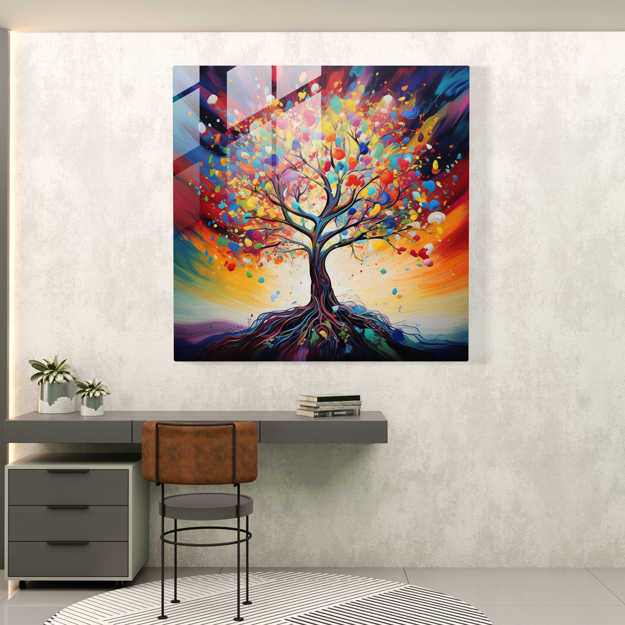 Energizing Tree Of Life Wall Art - Tree Of Life, Canvas Wall Art, Wall Art, Canvas