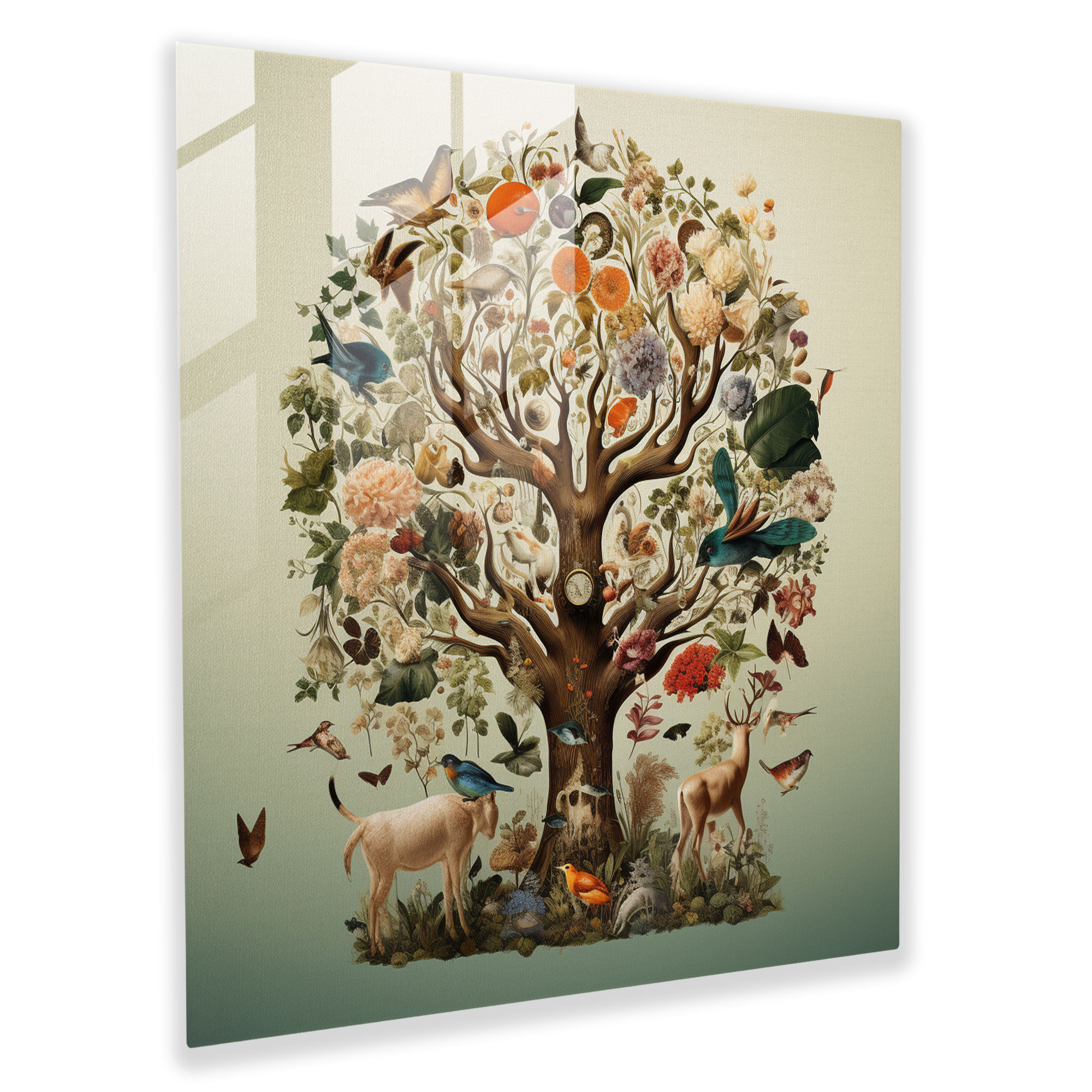 Eclectic Tree Of Life Collage Canvas Print - Tree Of Life, Wall Decoration, Home Decoration, Tree Of Life