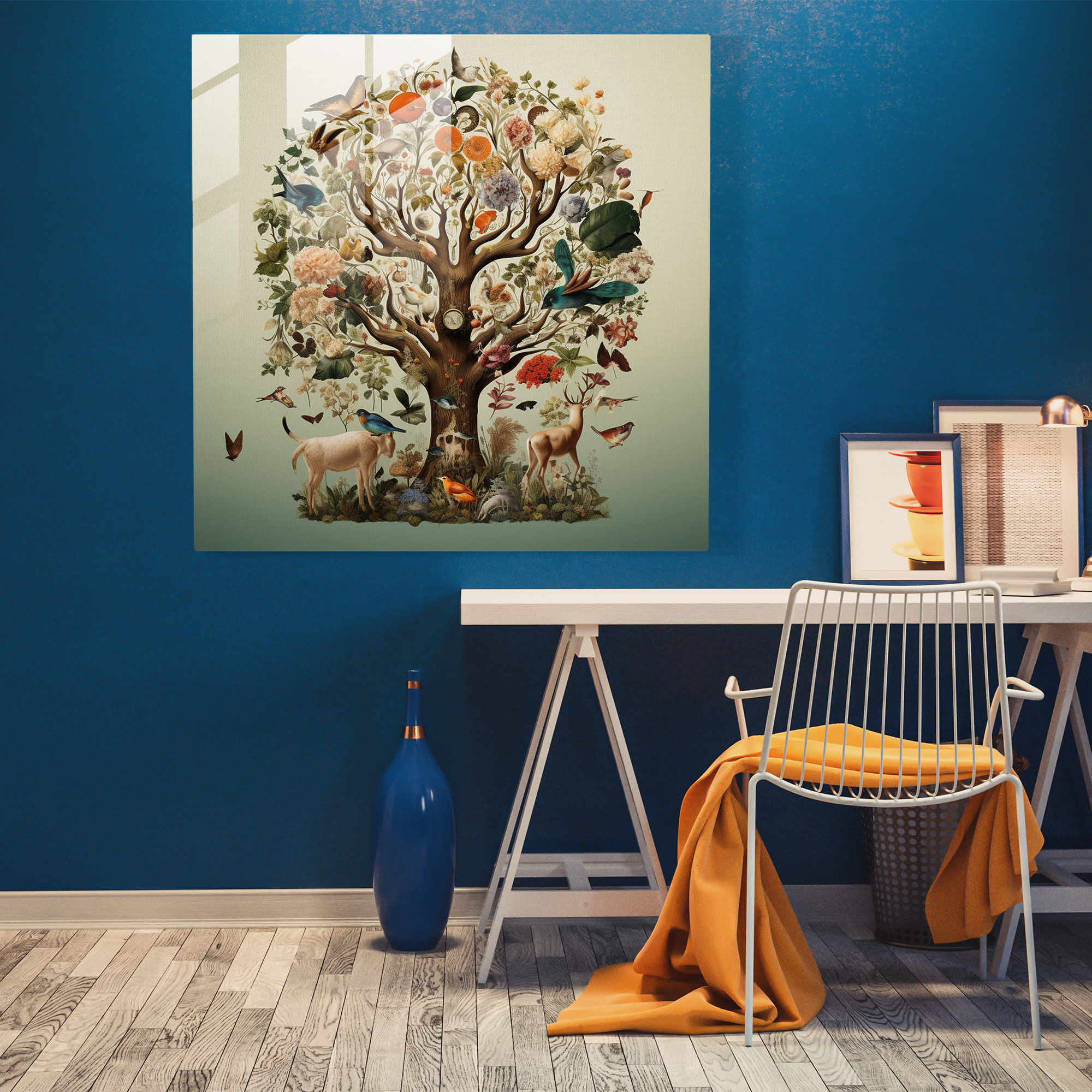 Eclectic Tree Of Life Collage Canvas Print - Tree Of Life, Wall Decoration, Home Decoration, Tree Of Life