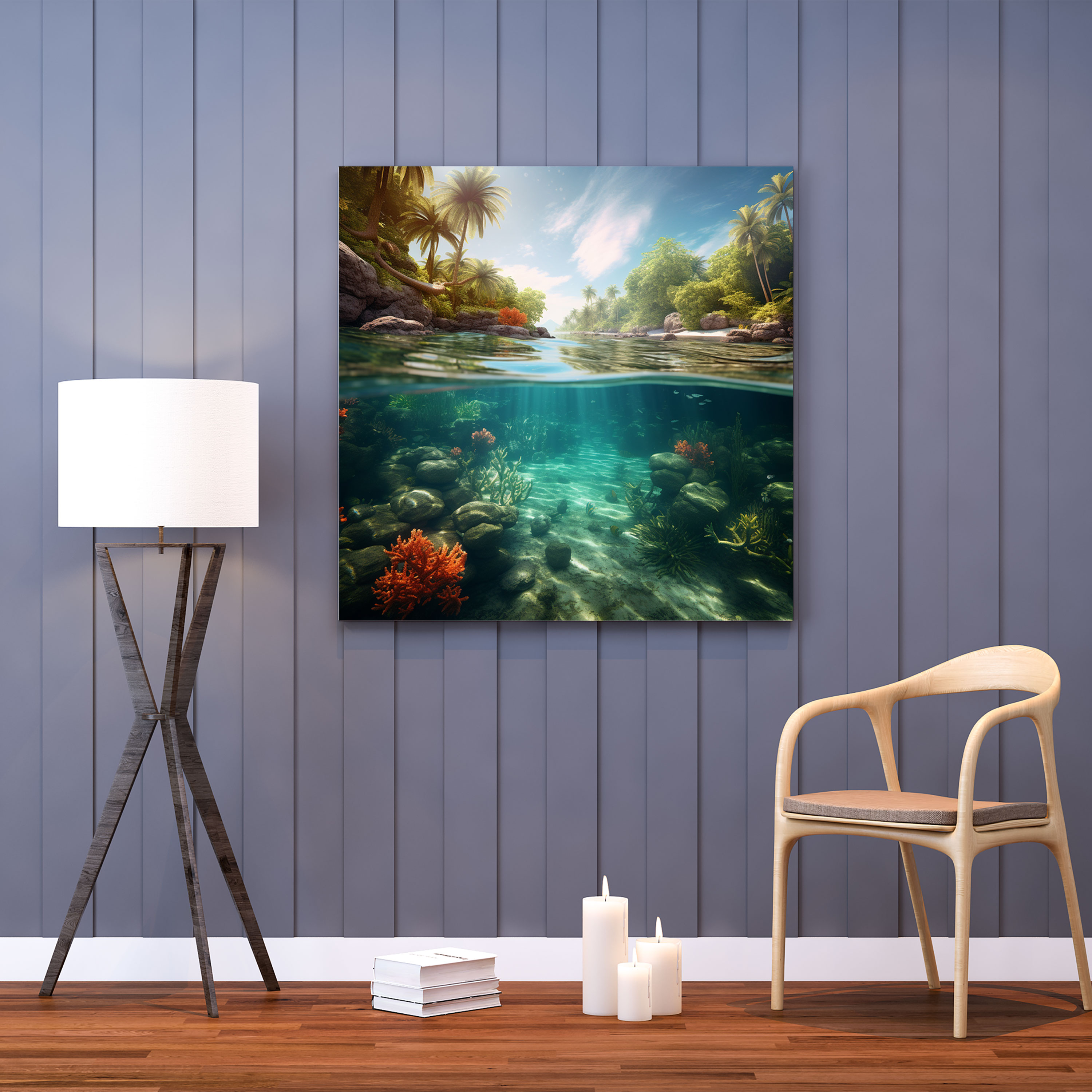 Tropical Paradise Wall Art - Tropical, Tropical, Canvas Wall Art, Canvas