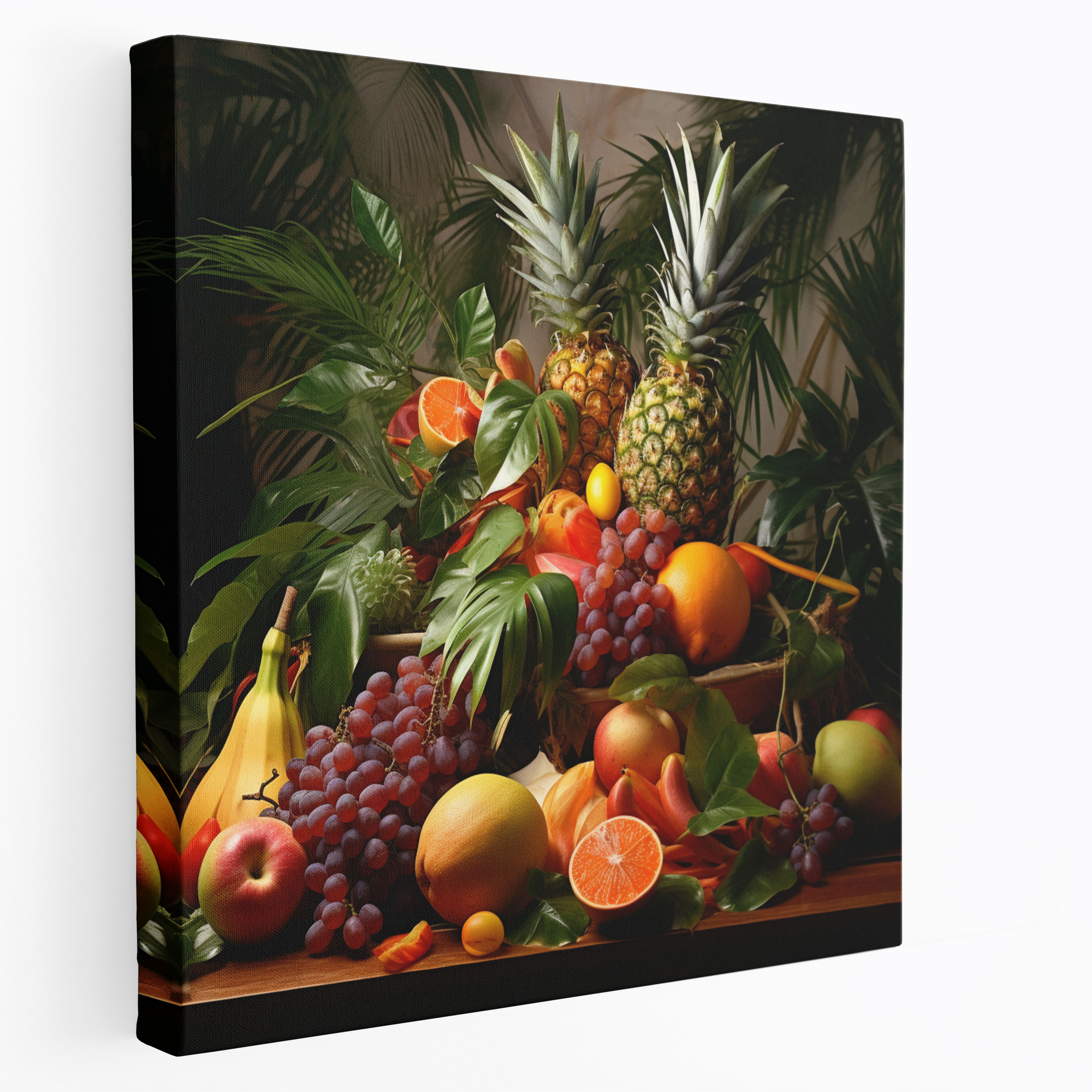Tropische Ernte Wandkunst - Leinwandbild lebendig
