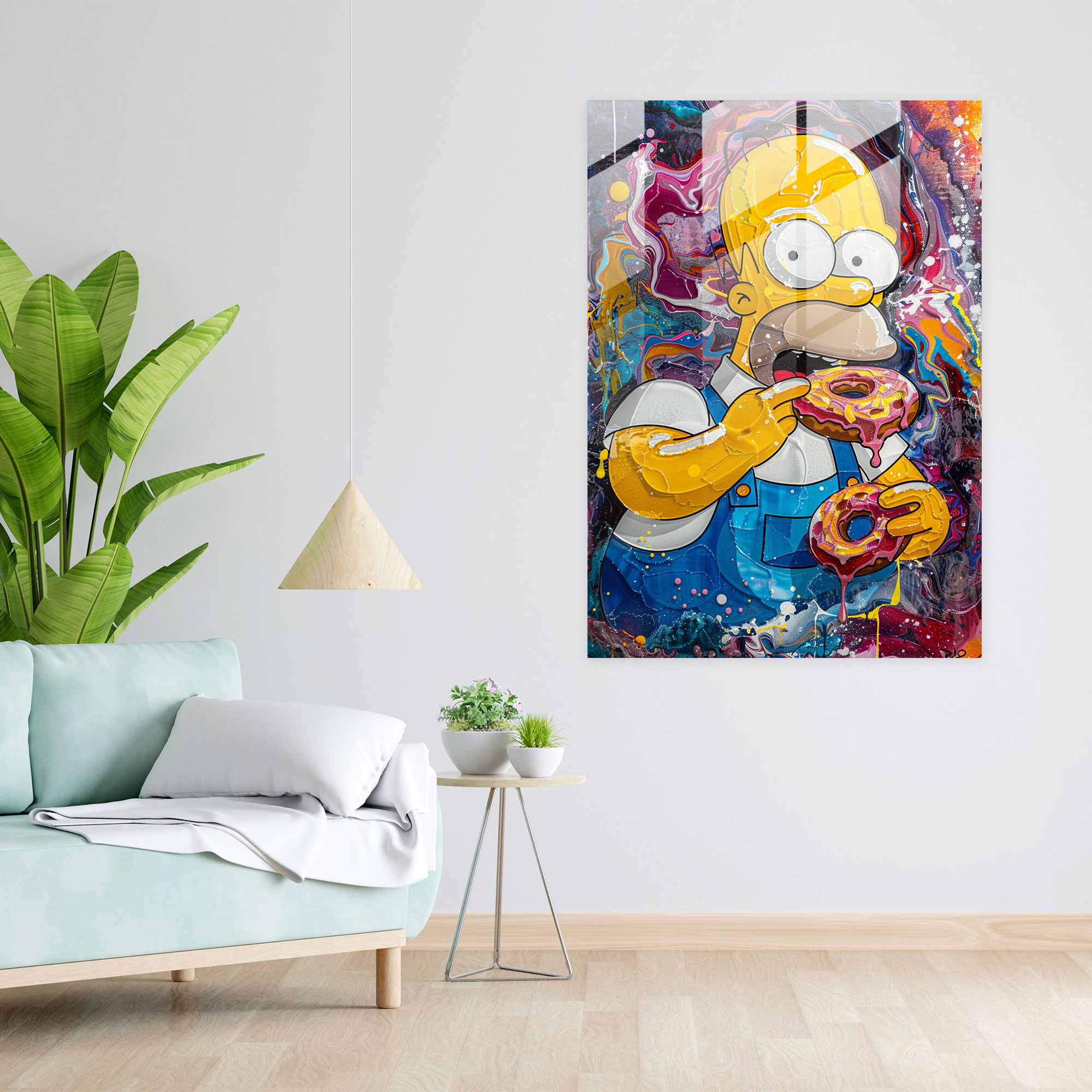 The Simpsons Cam Tablo - Ev Dekorasyonu The Simpsons