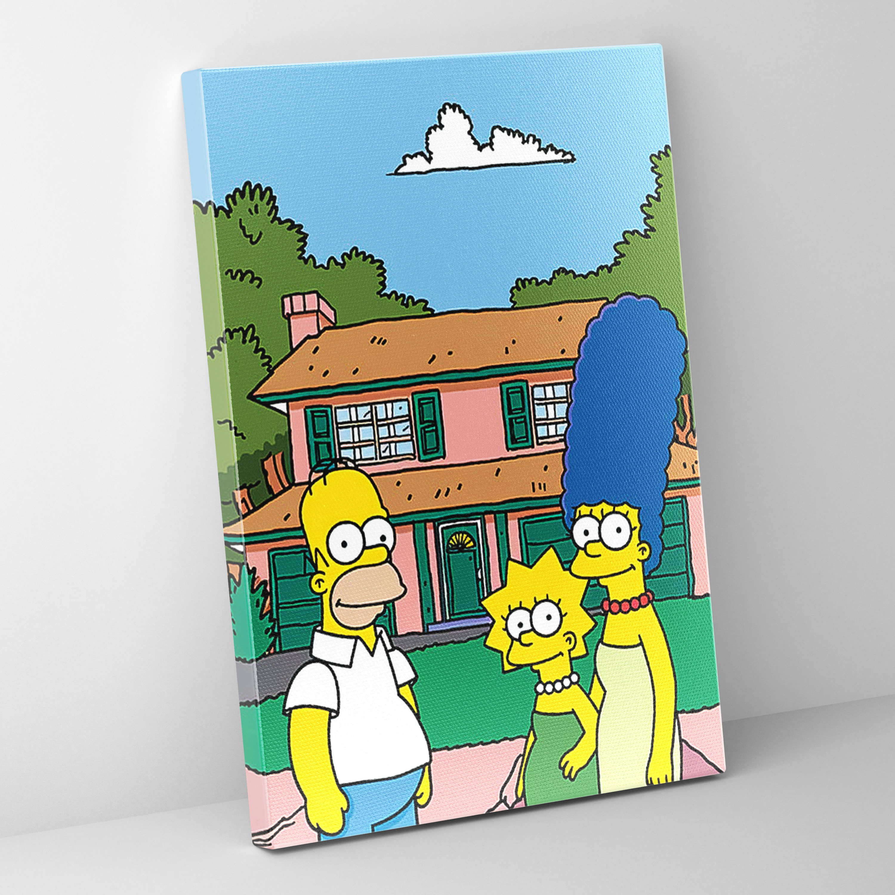 The Simpsons Pop Art Canvas Print - The Simpsons, Vibrant Colors, Pop Art, Canvas