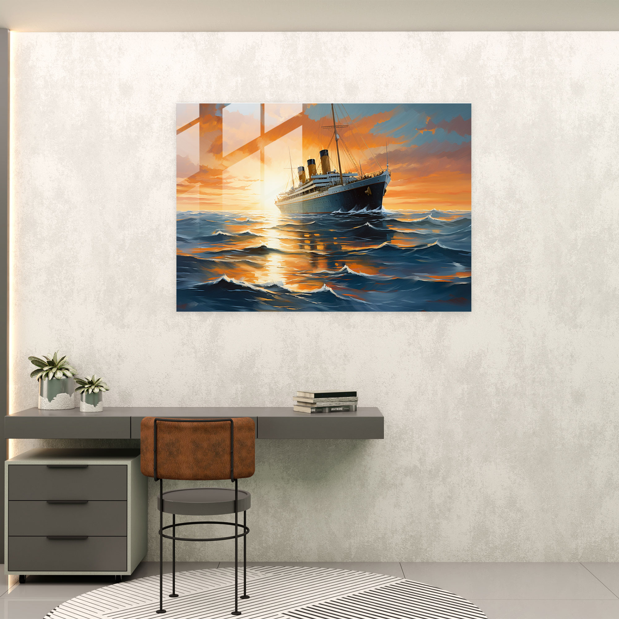 Titanic Home Decoration - Titanic, Elegance, Glass Wall Art, Home Decoration