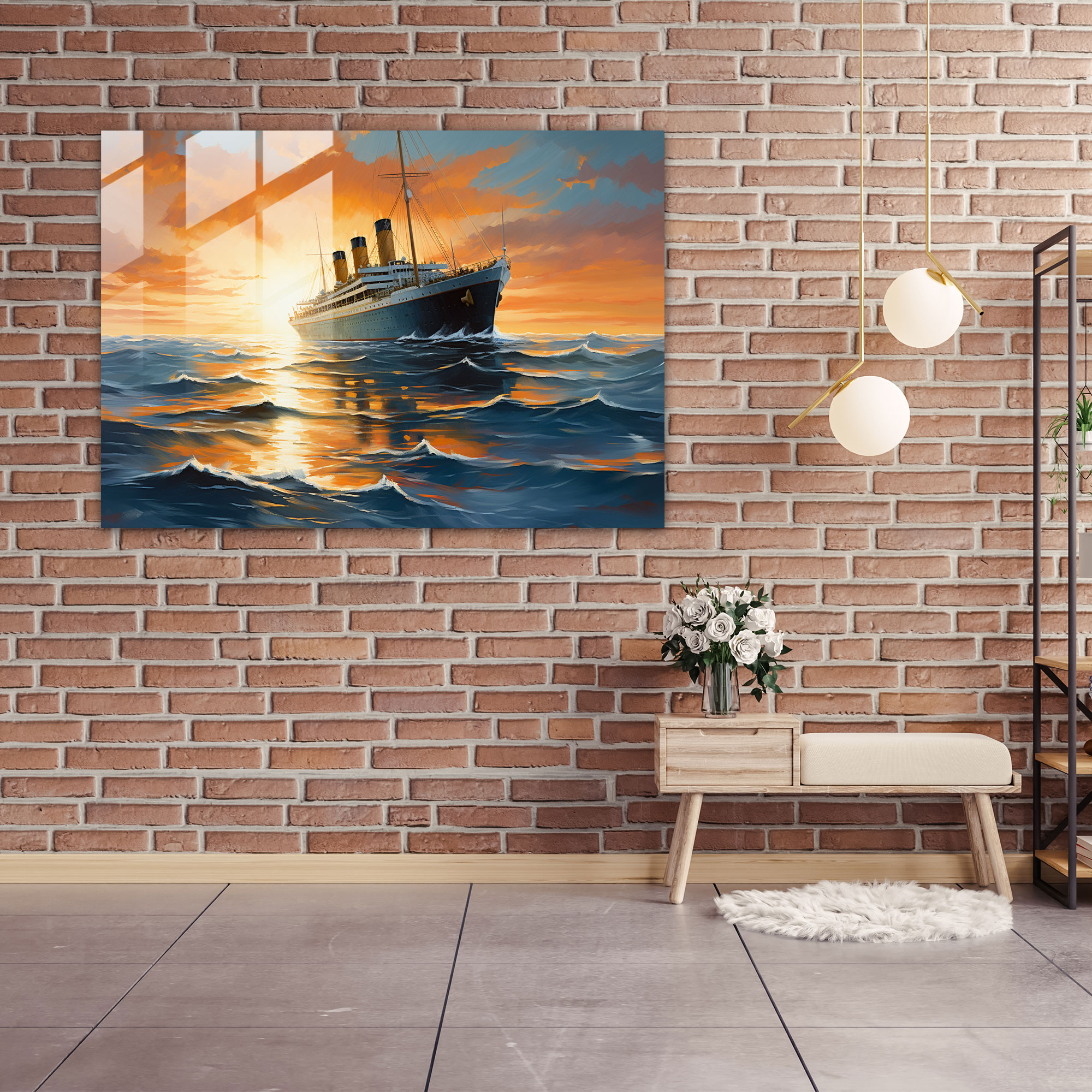 Titanic Home Decoration - Titanic, Elegance, Glass Wall Art, Home Decoration