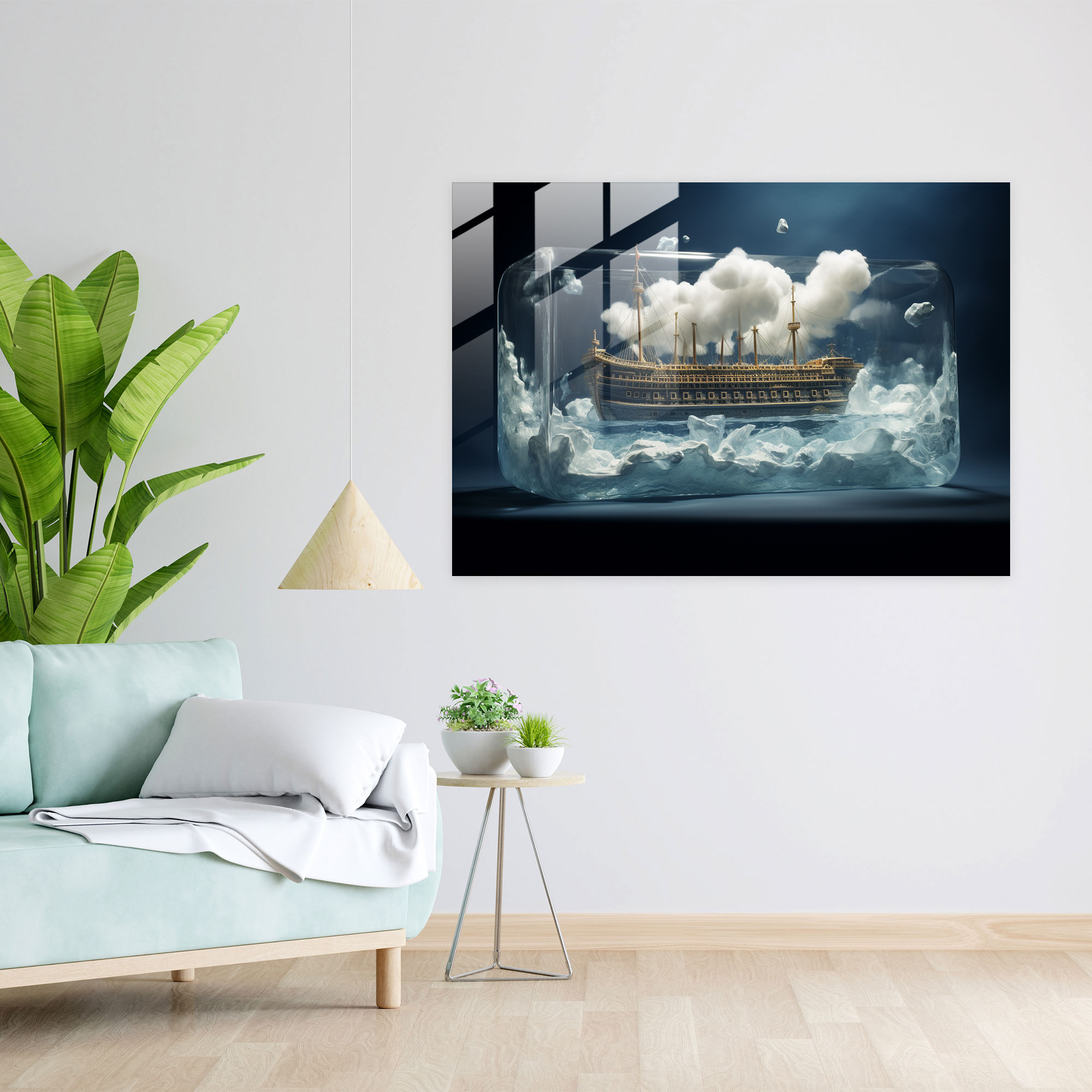 Titanic Surrealist Glass Art - Titanic, Titanic, Glass Art, Imagination