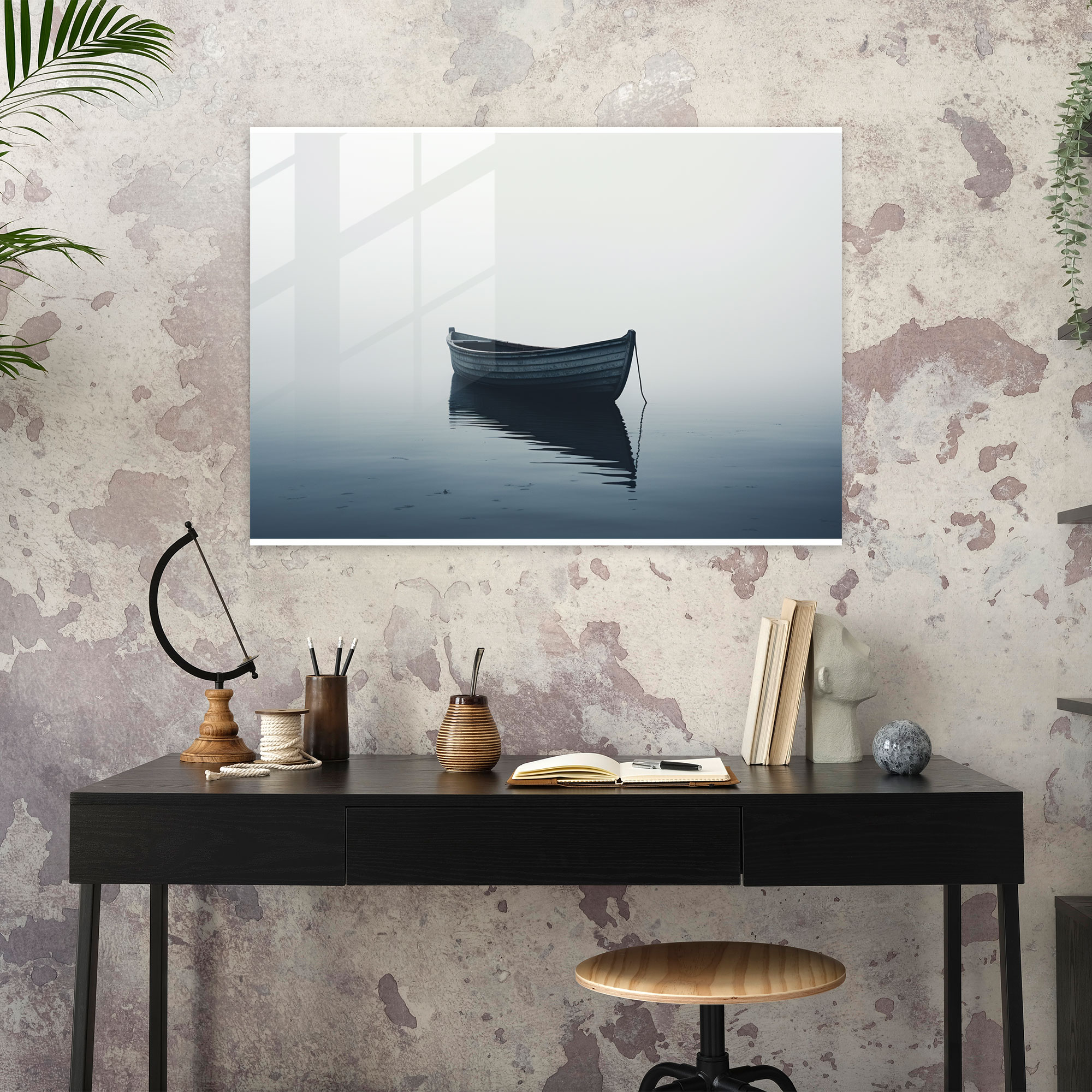 Titanic Lifeboat Glass Print - Titanic, Minimalist, Home Decoration, Glass Print