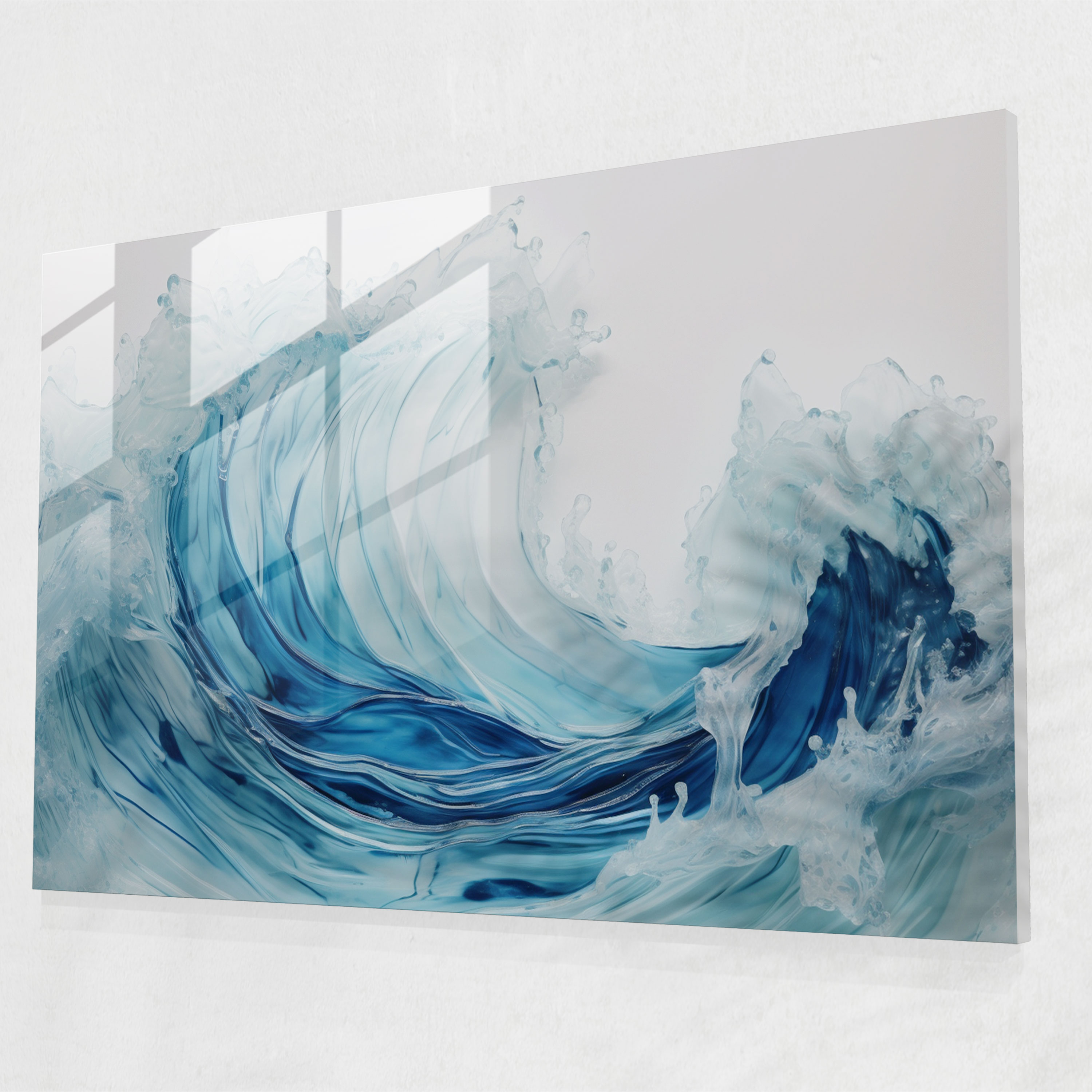 Titanic Glass Wall Art - Titanic, Home Decoration, Glass Art, Iceberg