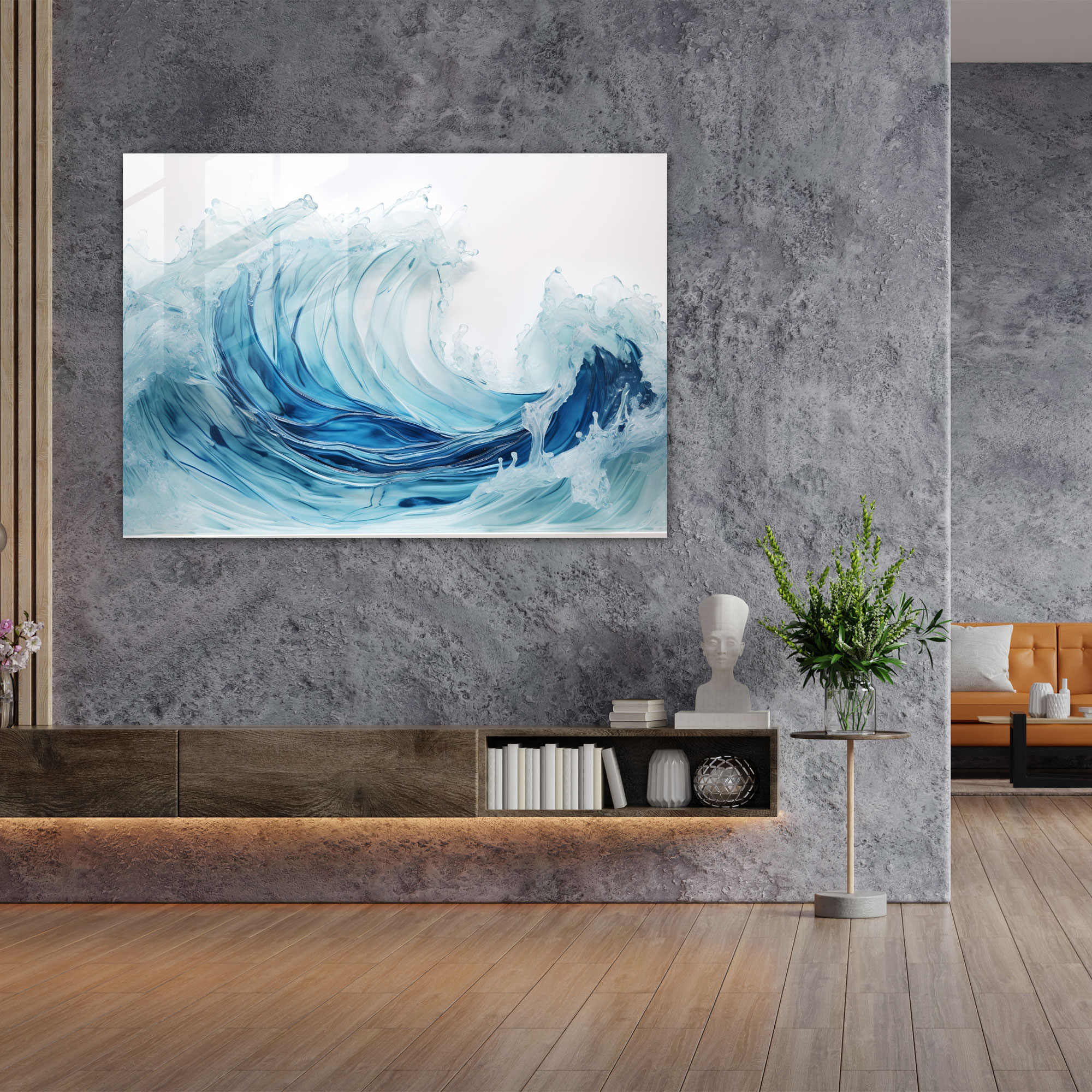 Titanic Glass Wall Art - Titanic, Home Decoration, Glass Art, Iceberg
