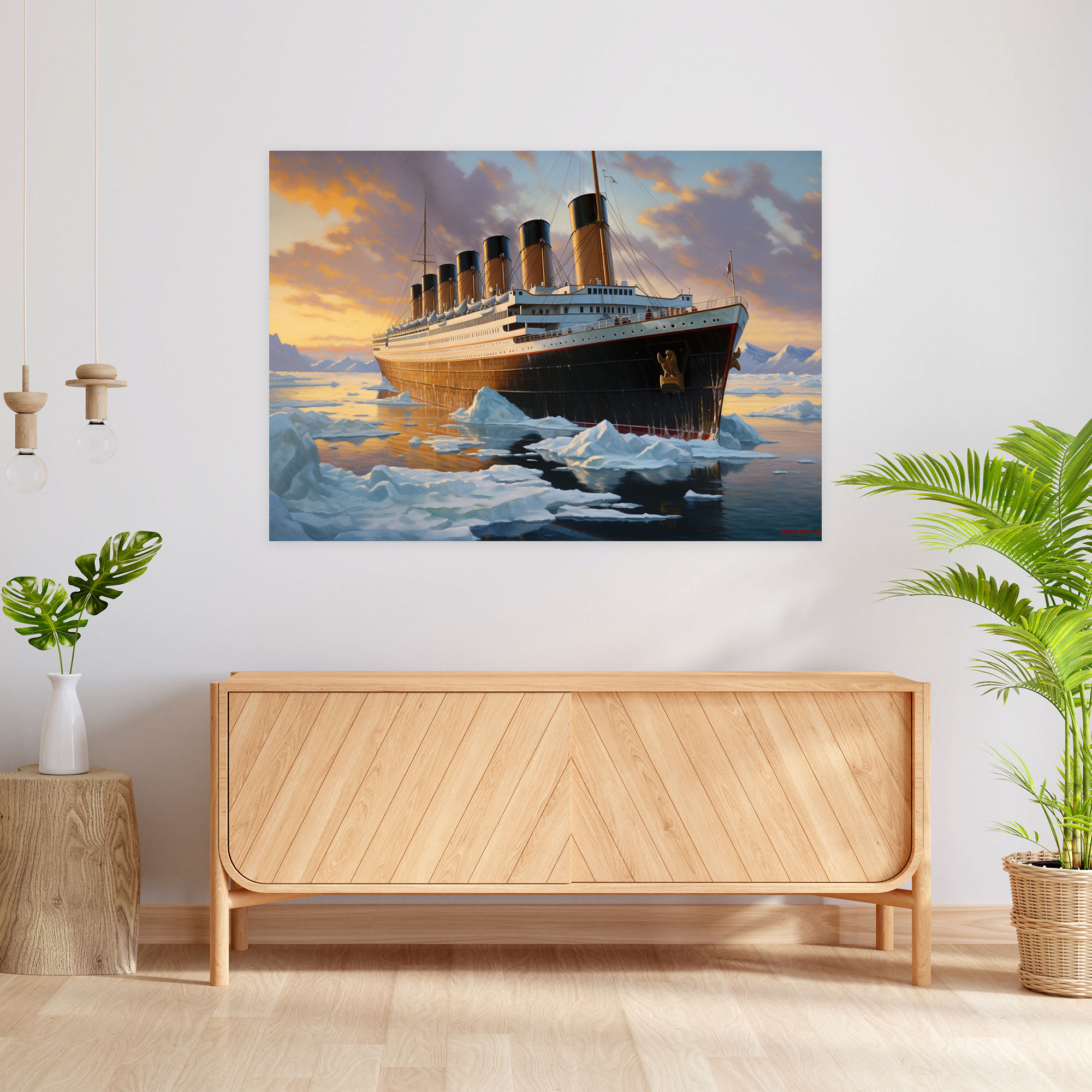 Titanic Canvas Print Wall Art - Titanic, Canvas Wall Art, Majestic, Canvas