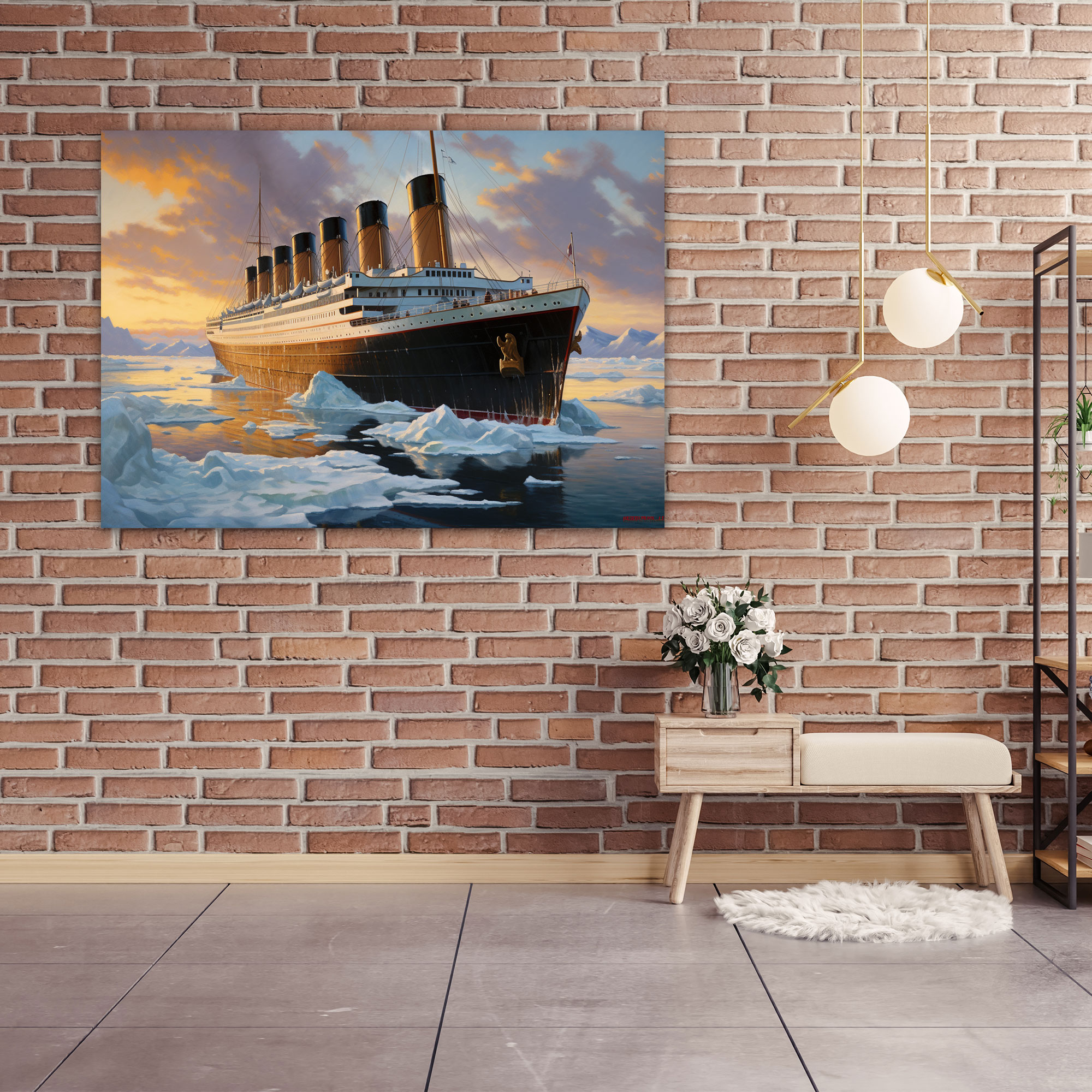 Titanic Canvas Print Wall Art - Titanic, Canvas Wall Art, Majestic, Canvas