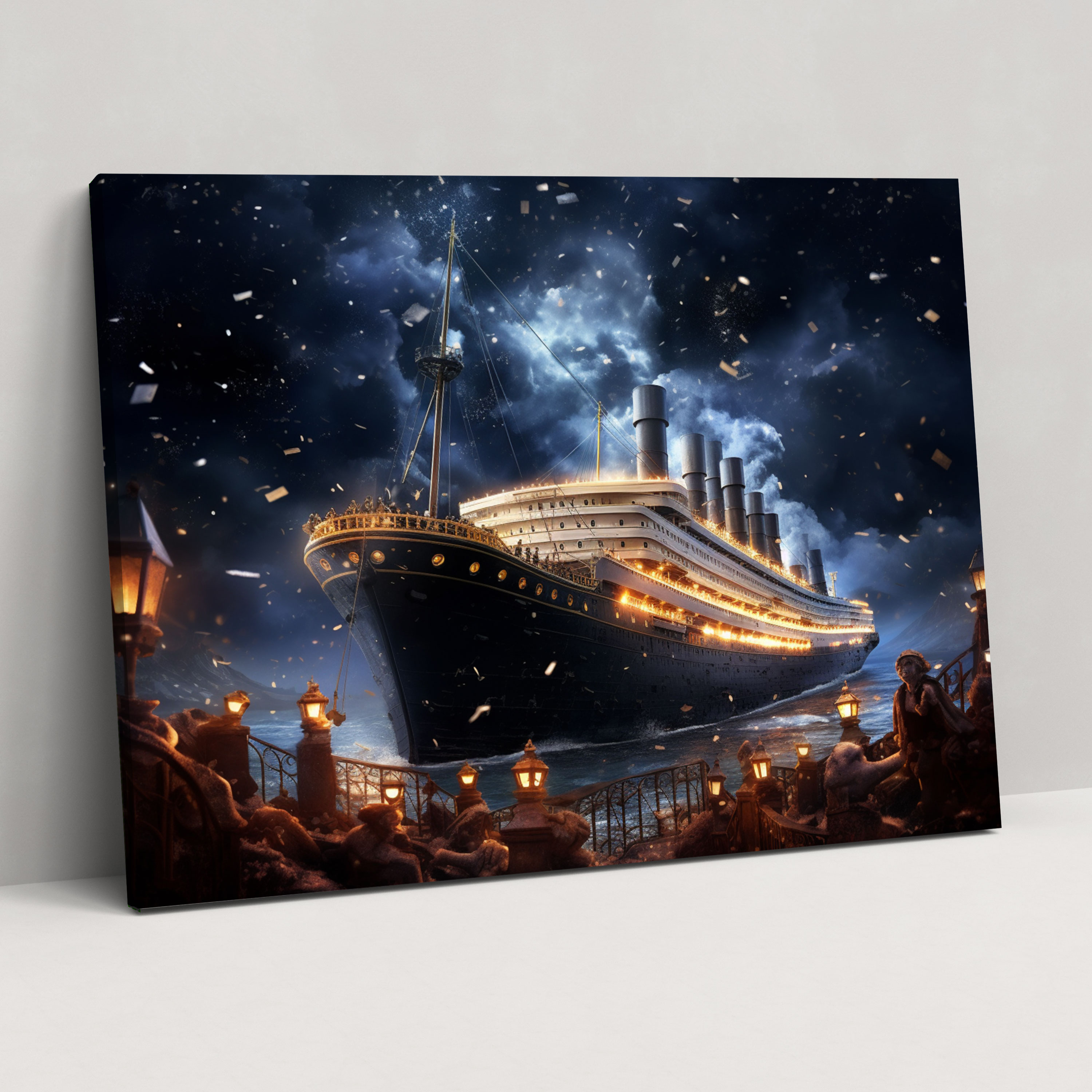 Titanic Surreal Canvas Print - Titanic, Canvas Print, Intrigue, Captivating