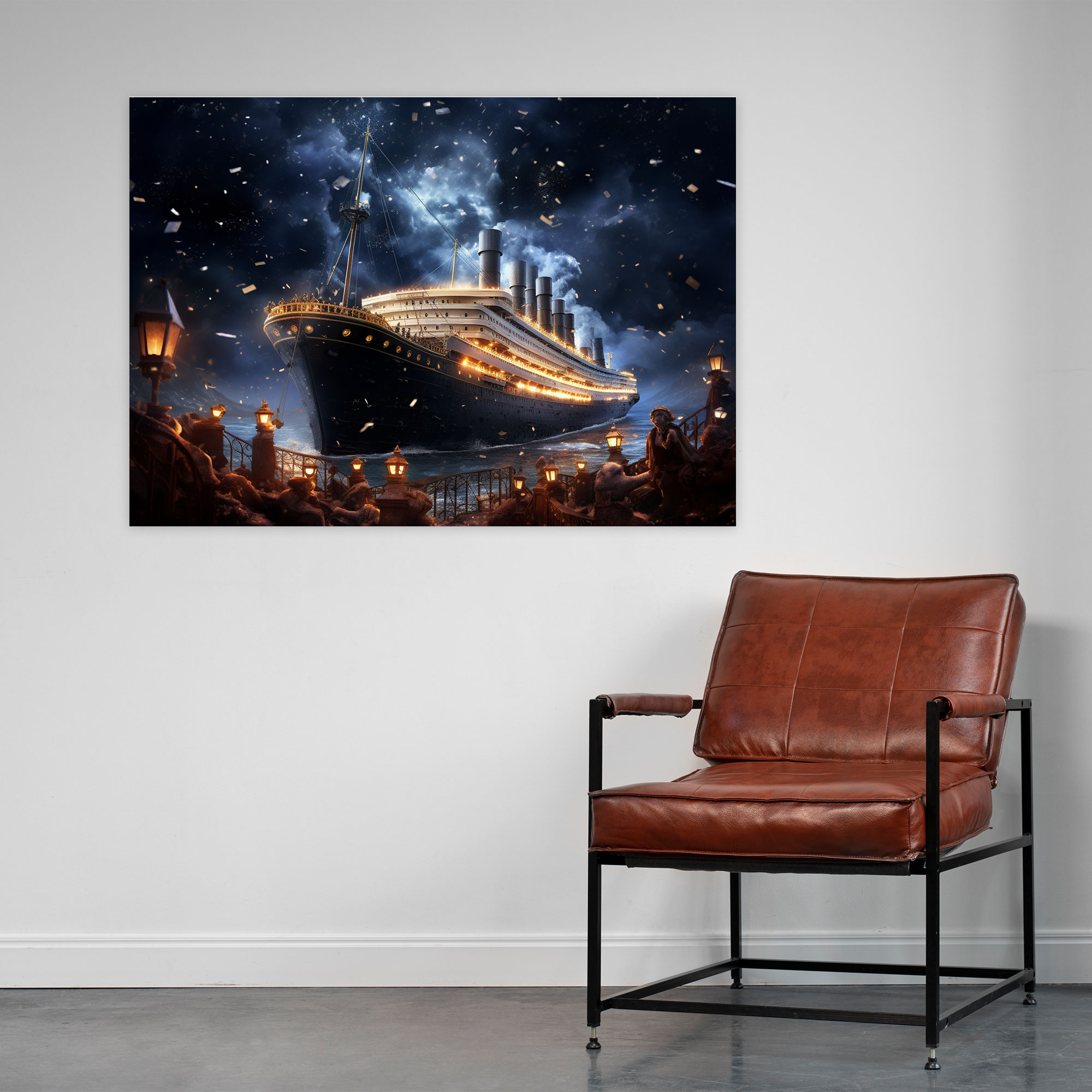 Titanic Surreal Canvas Print - Titanic, Canvas Print, Intrigue, Captivating