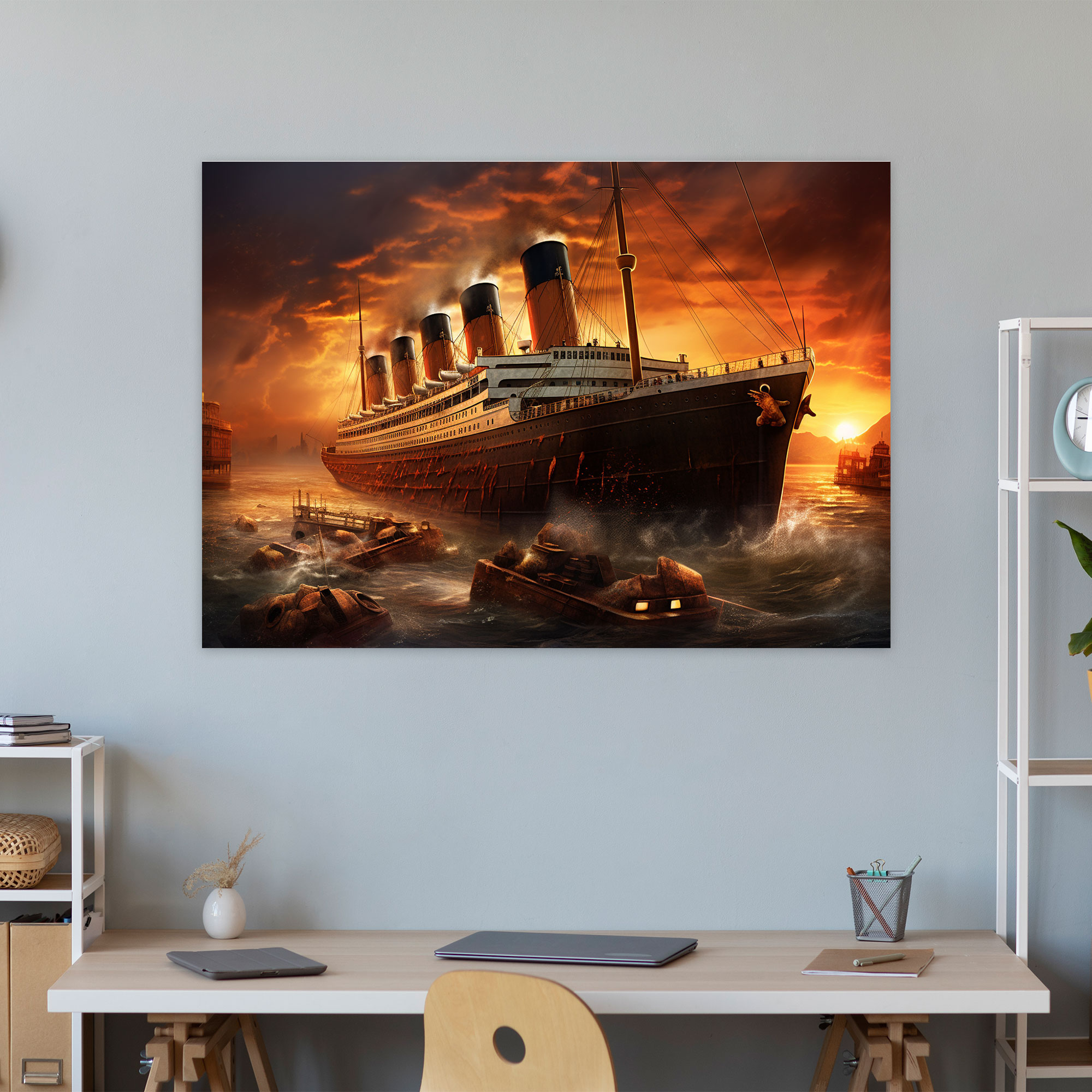 Titanic Wall Art - Titanic, Home Decoration, Titanic, Canvas Wall Art