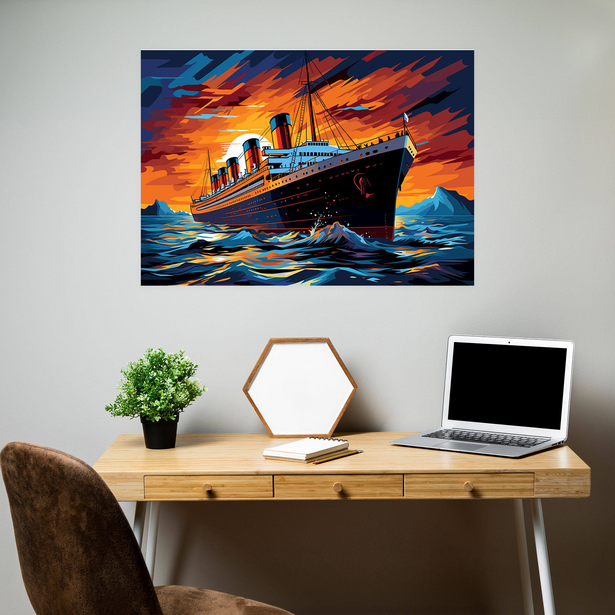 Titanic Canvas Print - Titanic, Timeless Charm, Canvas, Home Decoration
