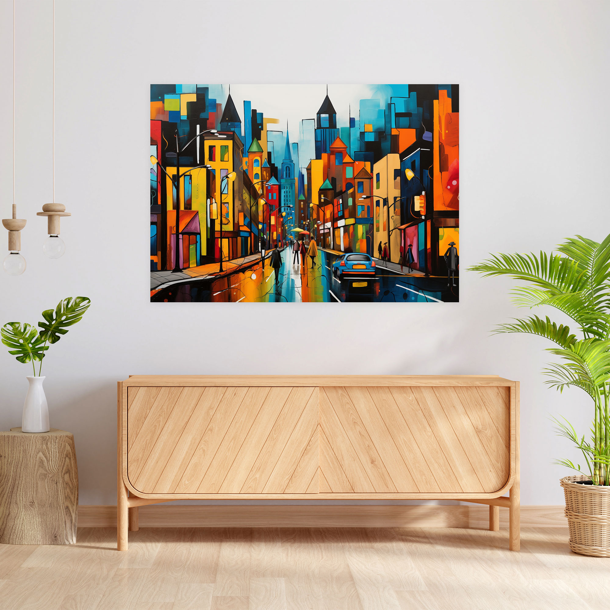 Travel Wall Art - Vibrant Cityscape - Travel, Travel, Home Decoration, Wall Decoration