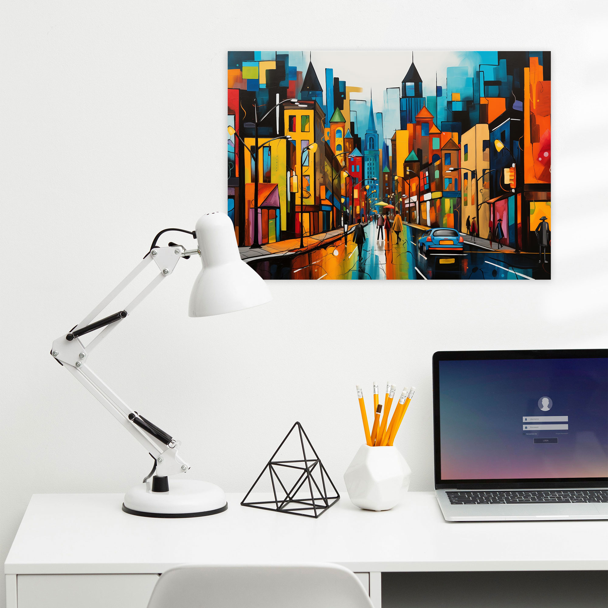 Travel Wall Art - Vibrant Cityscape - Travel, Travel, Home Decoration, Wall Decoration
