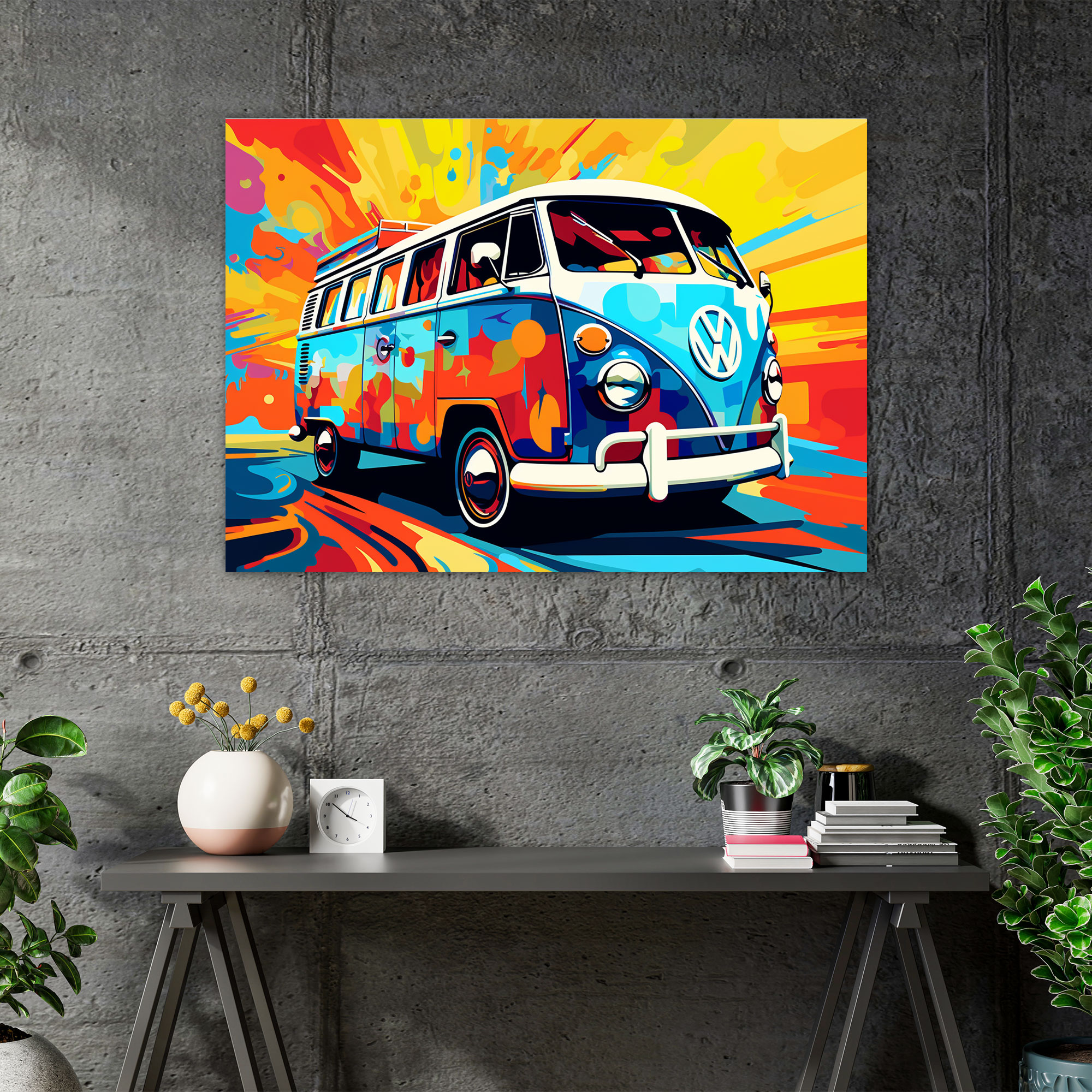 Retro Wanderer Canvas Print - Travel, Canvas Print, Wall Art, Canvas
