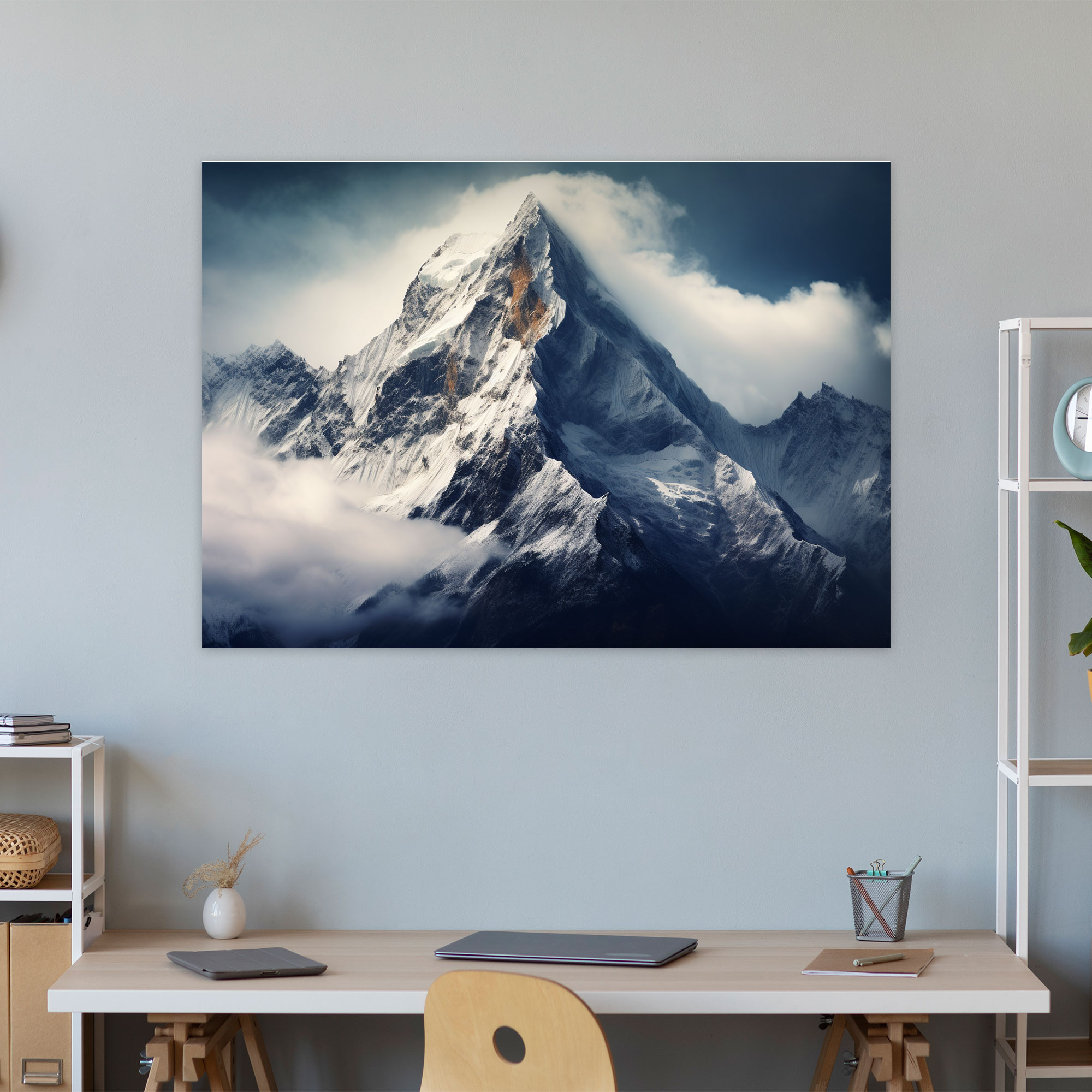 Mountain Majesty Canvas Print - Travel, Mountain Peak, Wall Art, Canvas Print