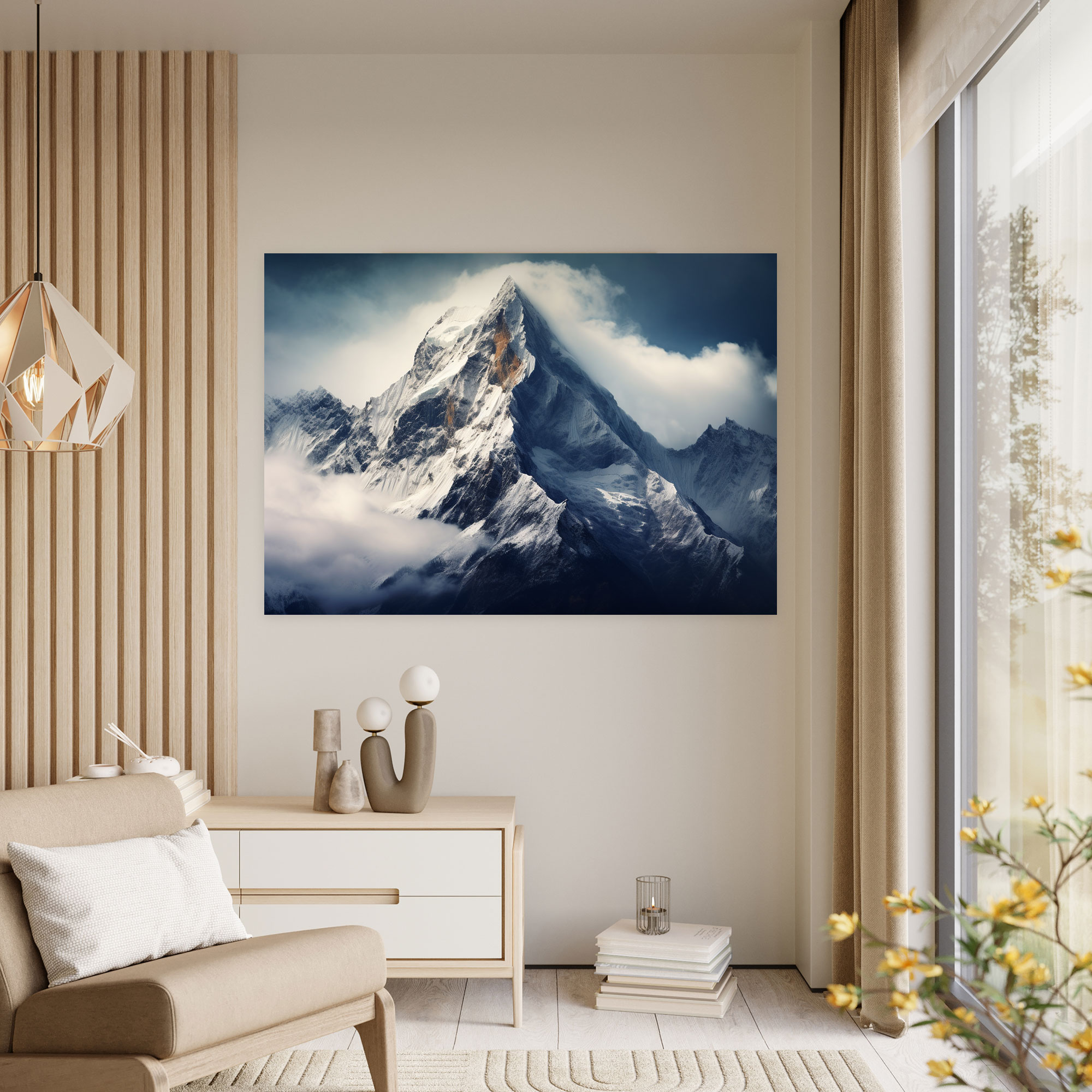 Mountain Majesty Canvas Print - Travel, Mountain Peak, Wall Art, Canvas Print