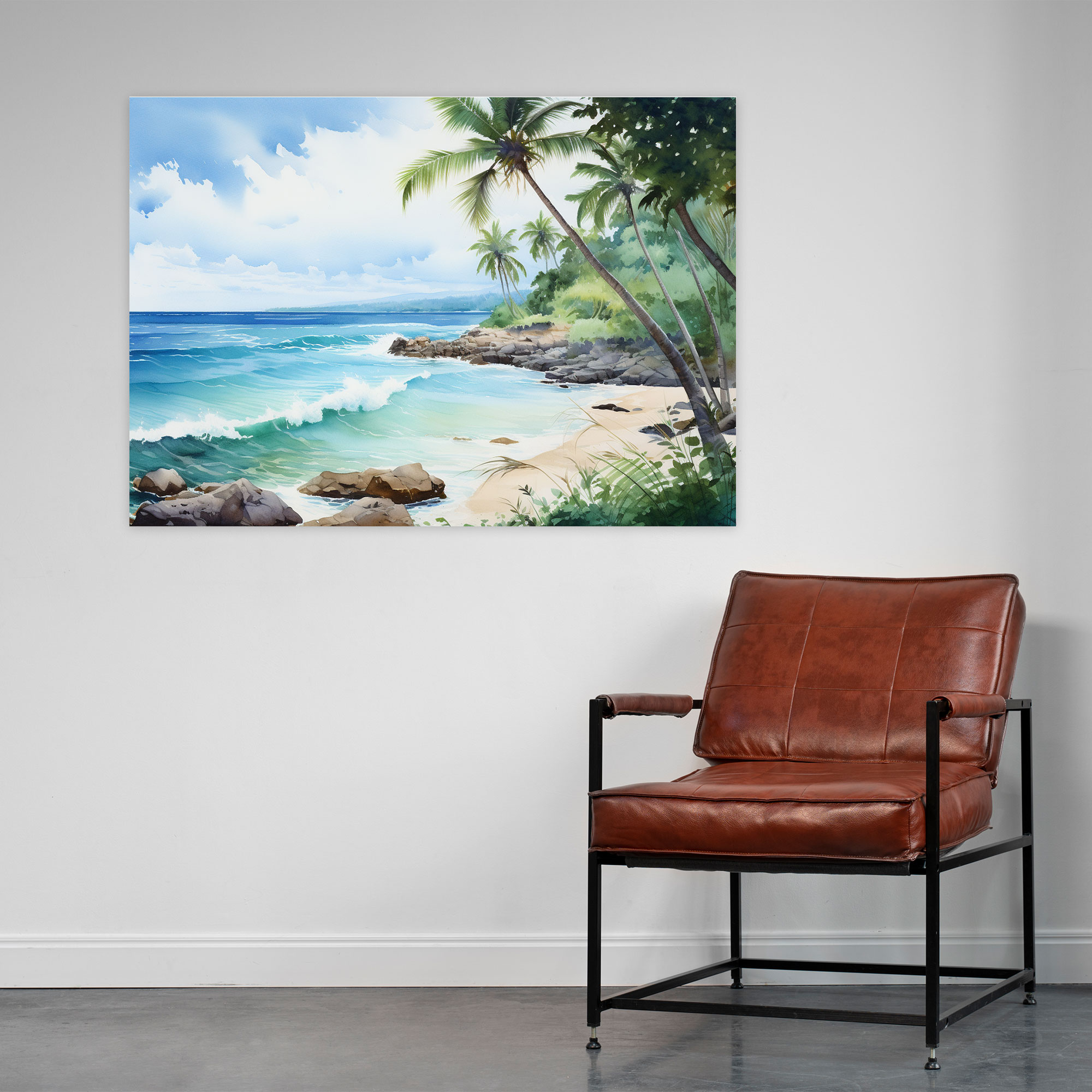 Travel Canvas Print - Tropical Beach - Travel, Wall Decoration, Canvas Wall Art, Canvas