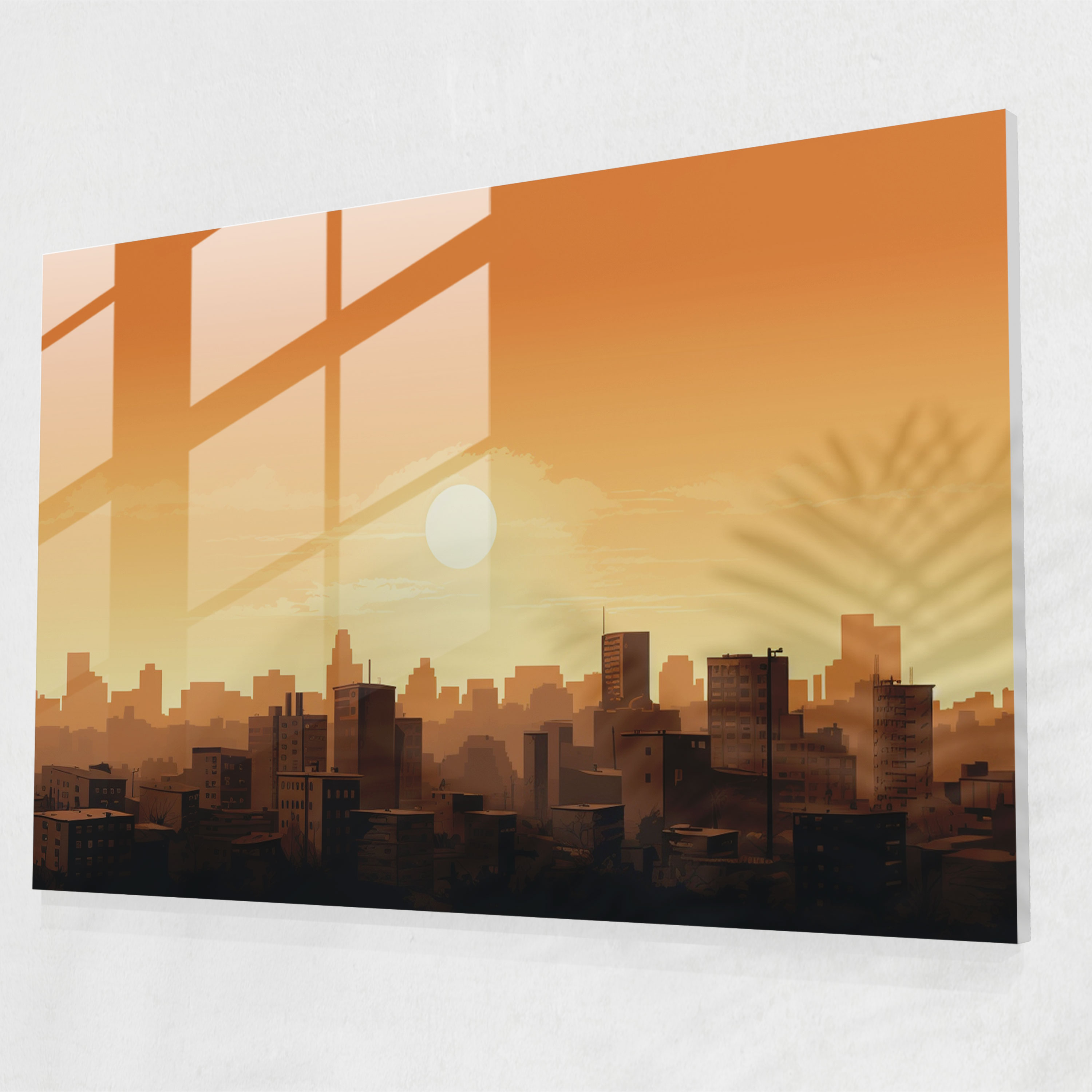 Travel Home Decoration - Travel, Minimalist Line Drawing, Glass Print, Travel