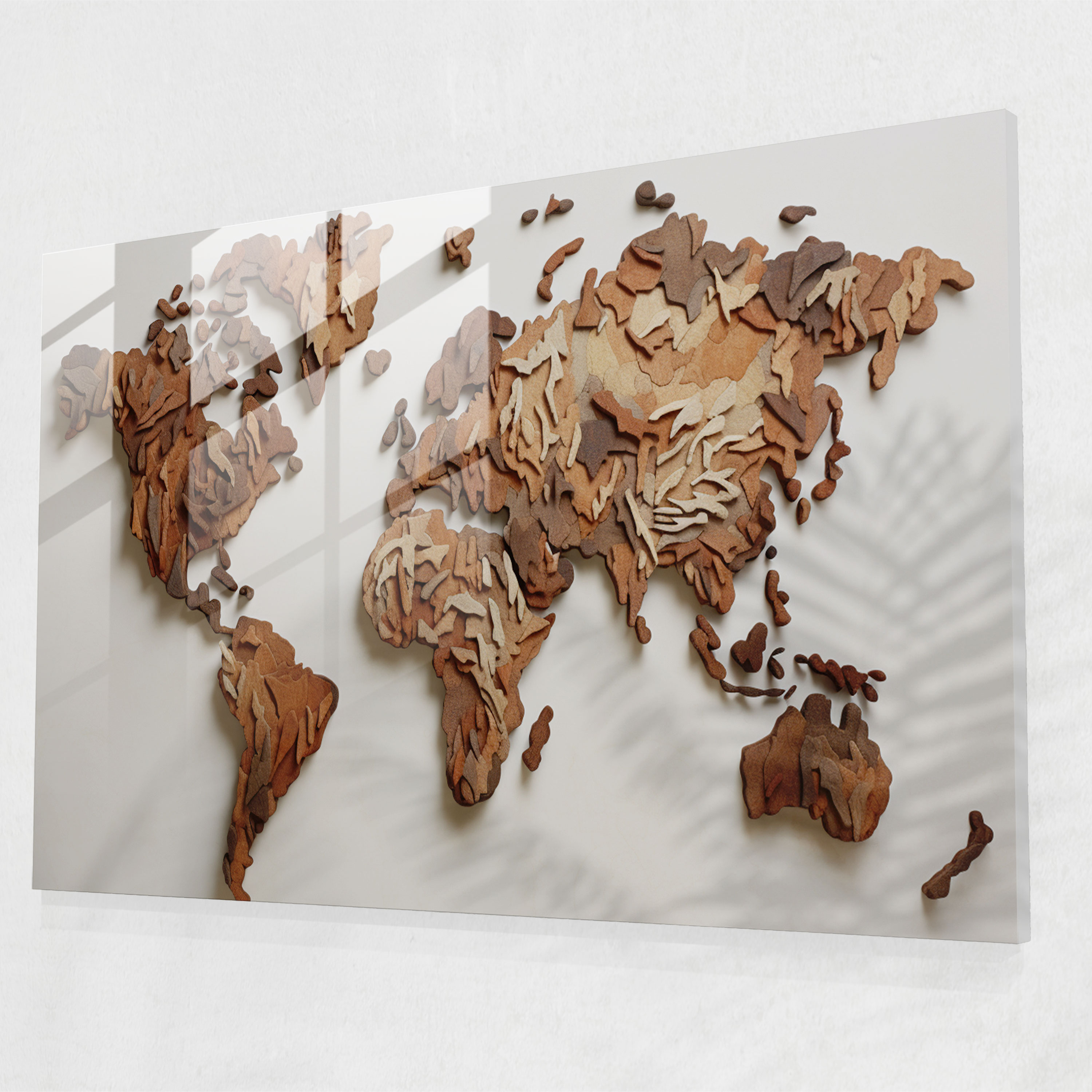 Travel Wall Decoration - Travel, Glass Wall Art, Modern Art, Intricate Details