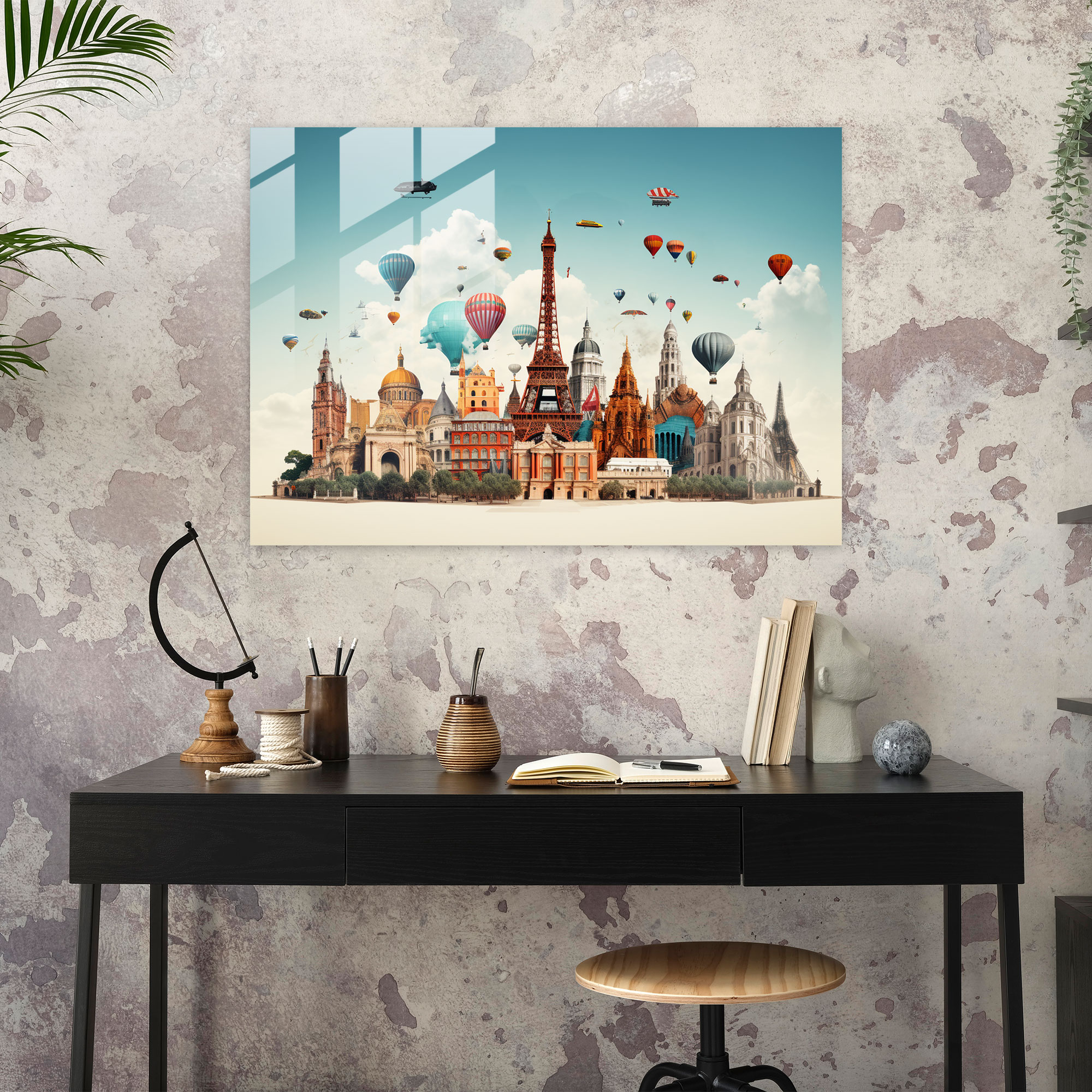Travel Home Decoration - Travel, Modern Art, Global Gallery, Digital Collage