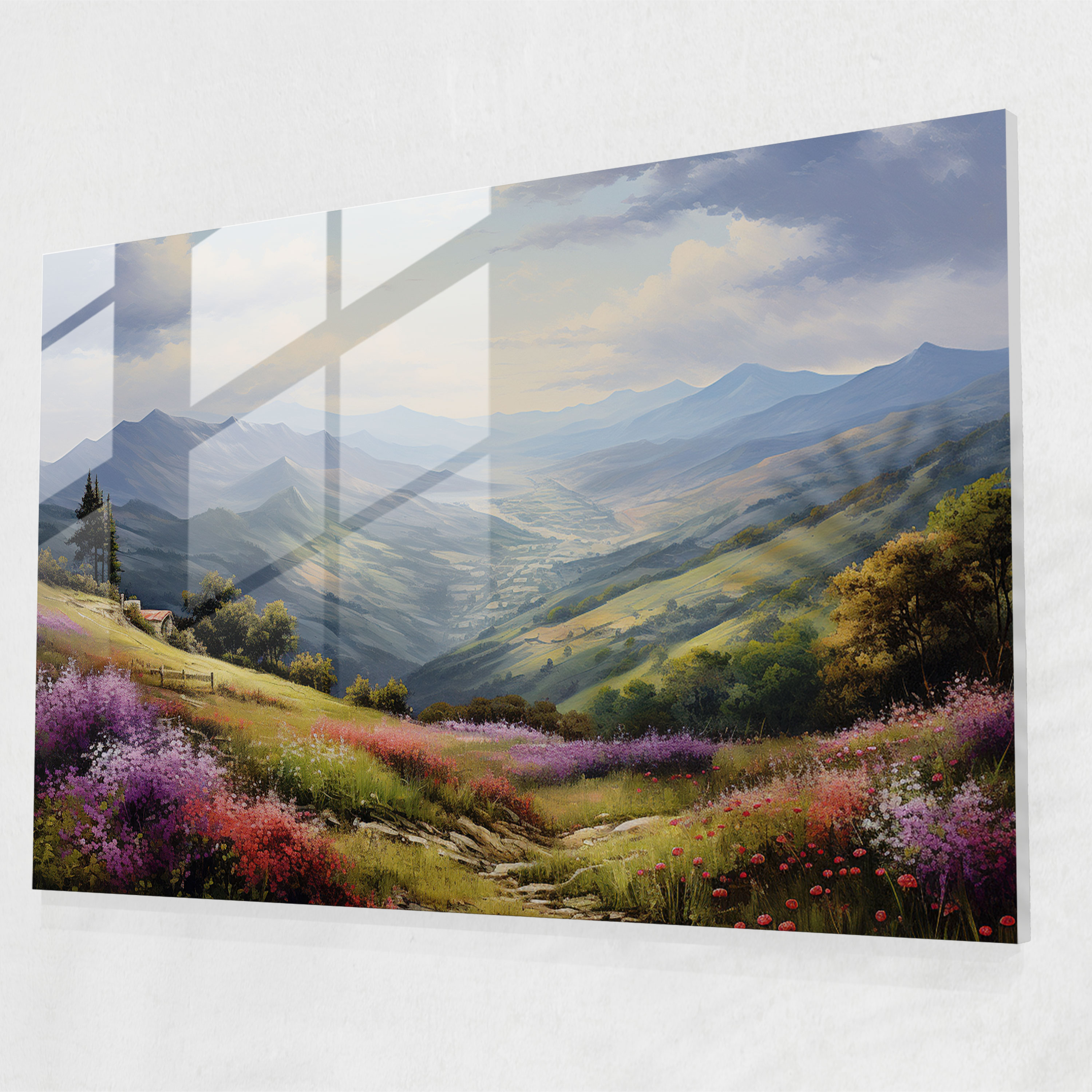 Travel Glass Print - Travel, Travel, Realistic, Oil Painting