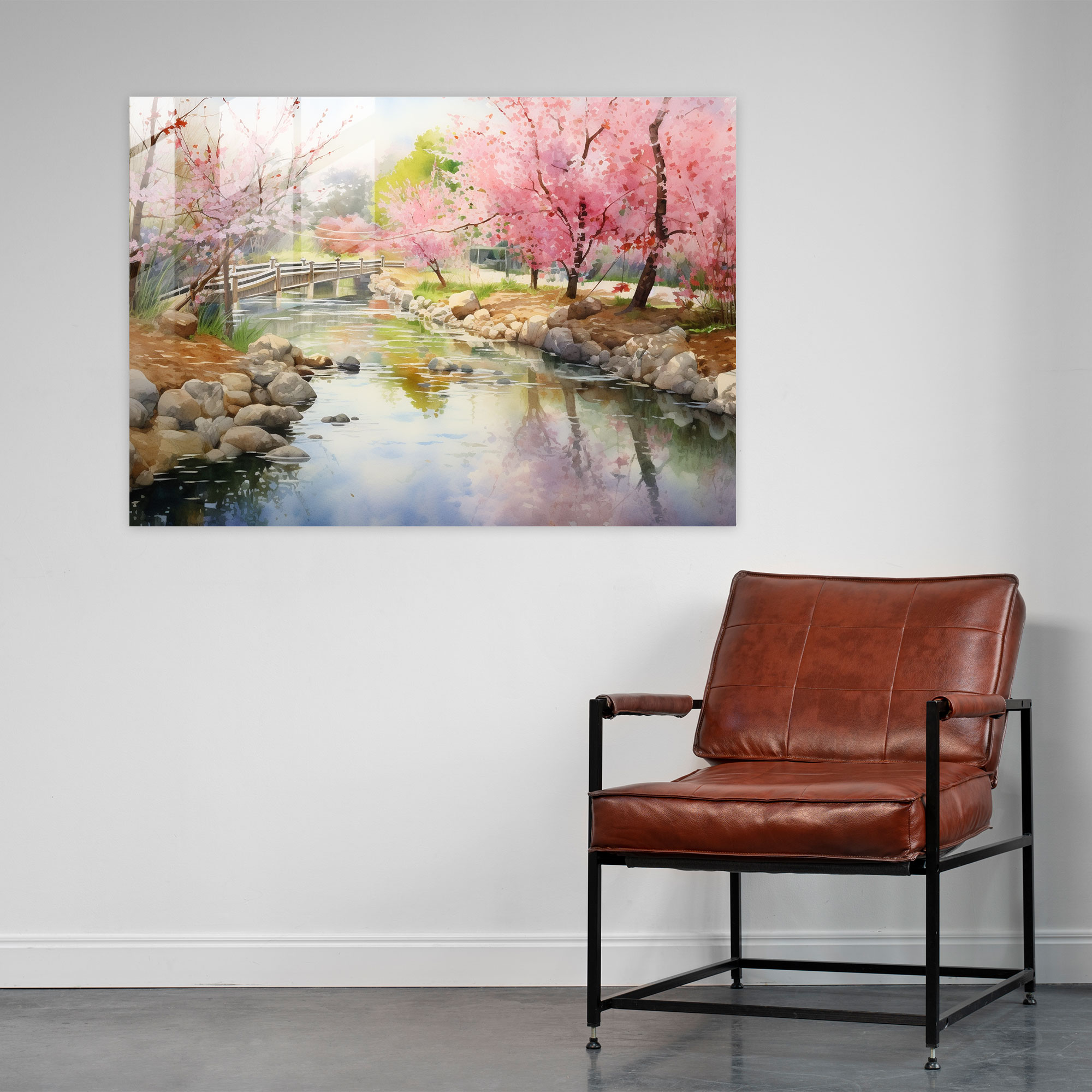 Zen Garden Glass Print - The Zen Garden, Peaceful, Serene, Zen Garden
