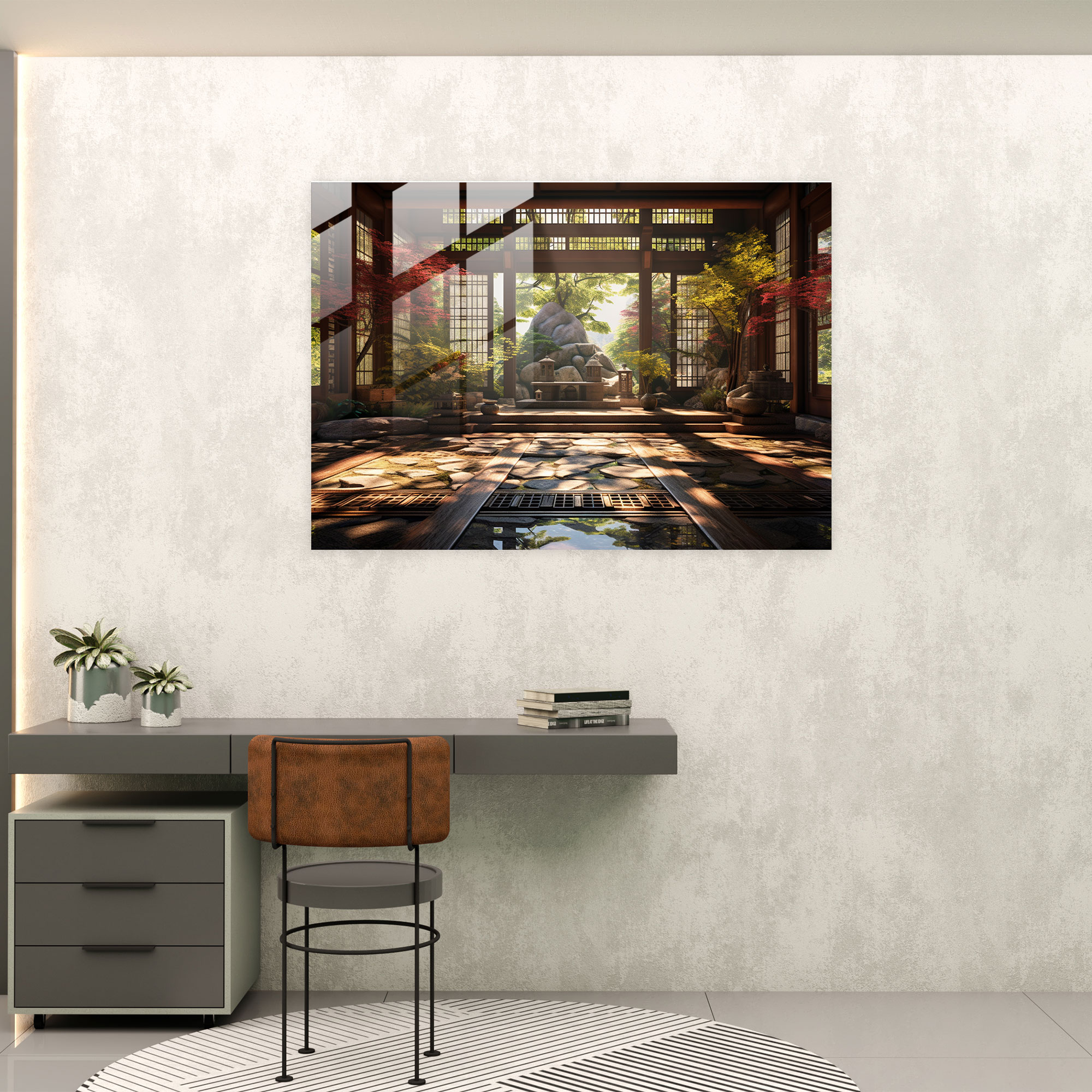 Stained Glass Zen Garden Home Decoration - The Zen Garden, Zen Garden, Peaceful, Tranquil