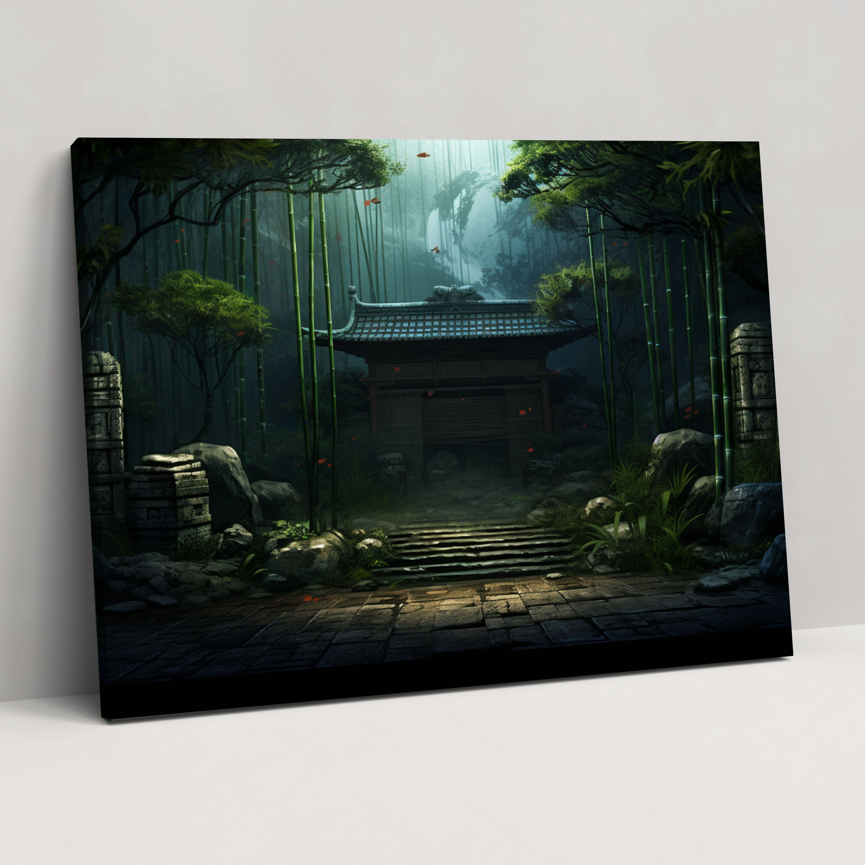 Zen Garden Wall Art - The Zen Garden, Canvas Wall Art, Wall Decoration, Zen Garden